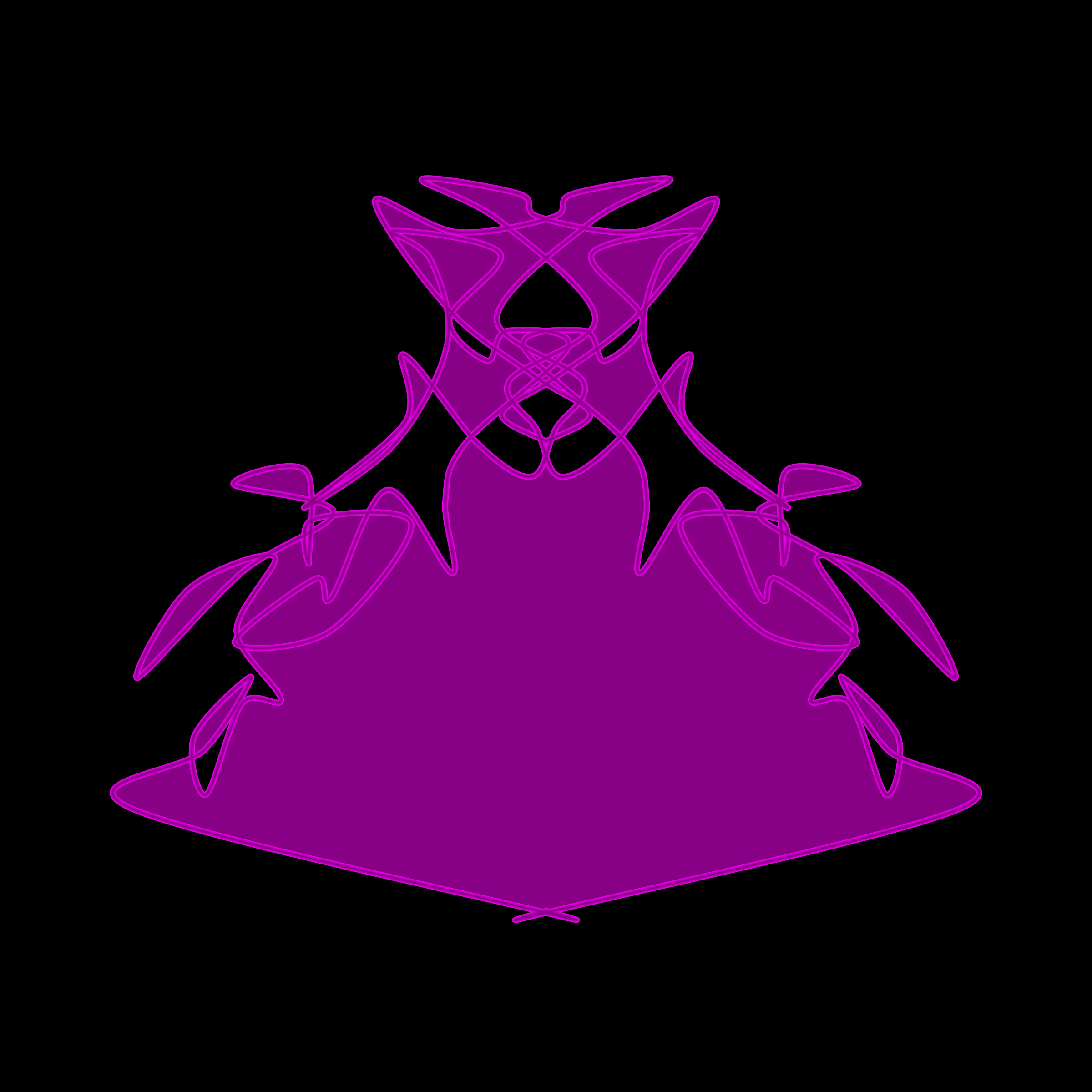 Art Blocks - Art Blocks v2 - Cryptoblots #1284 - NFT # 3001284