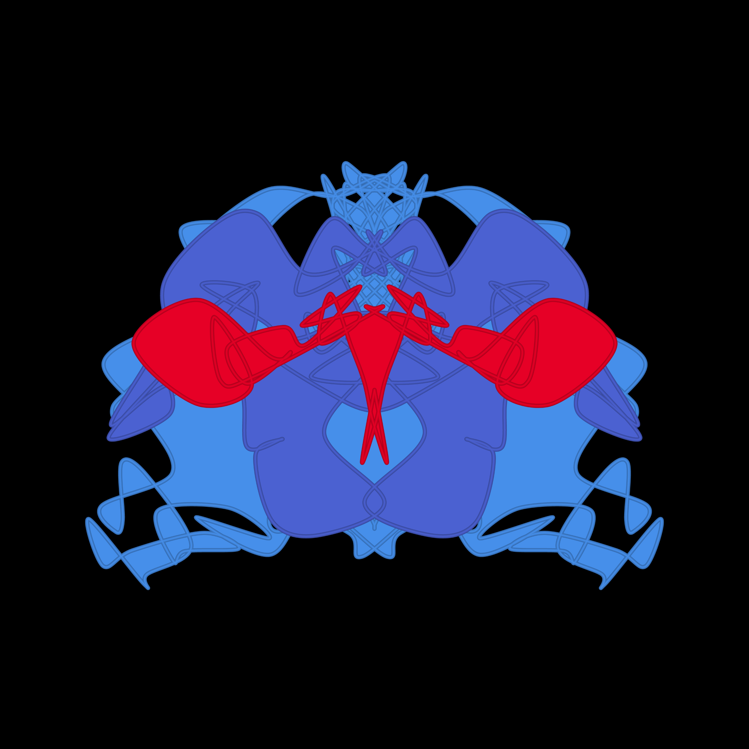 Art Blocks - Art Blocks v2 - Cryptoblots #1288 - NFT # 3001288