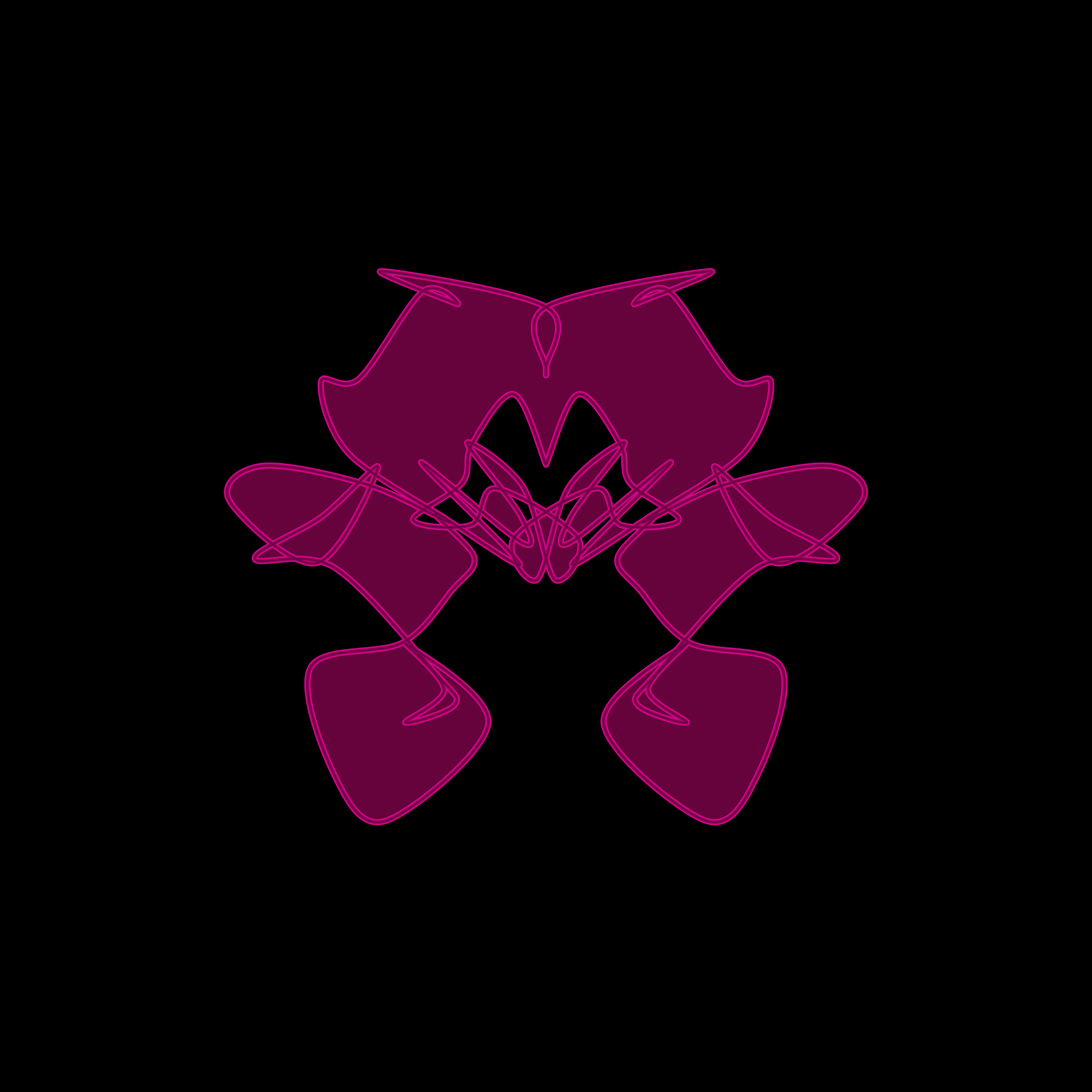 Art Blocks - Art Blocks v2 - Cryptoblots #1290 - NFT # 3001290