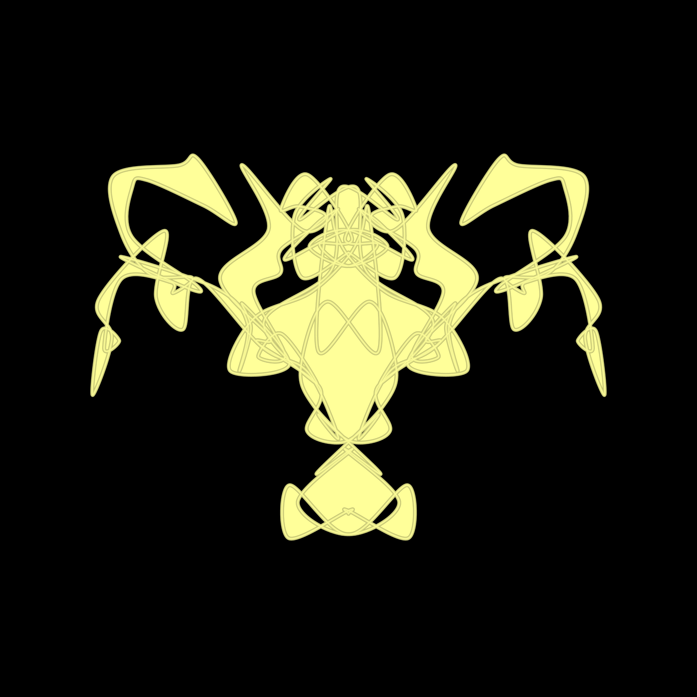 Art Blocks - Art Blocks v2 - Cryptoblots #1295 - NFT # 3001295