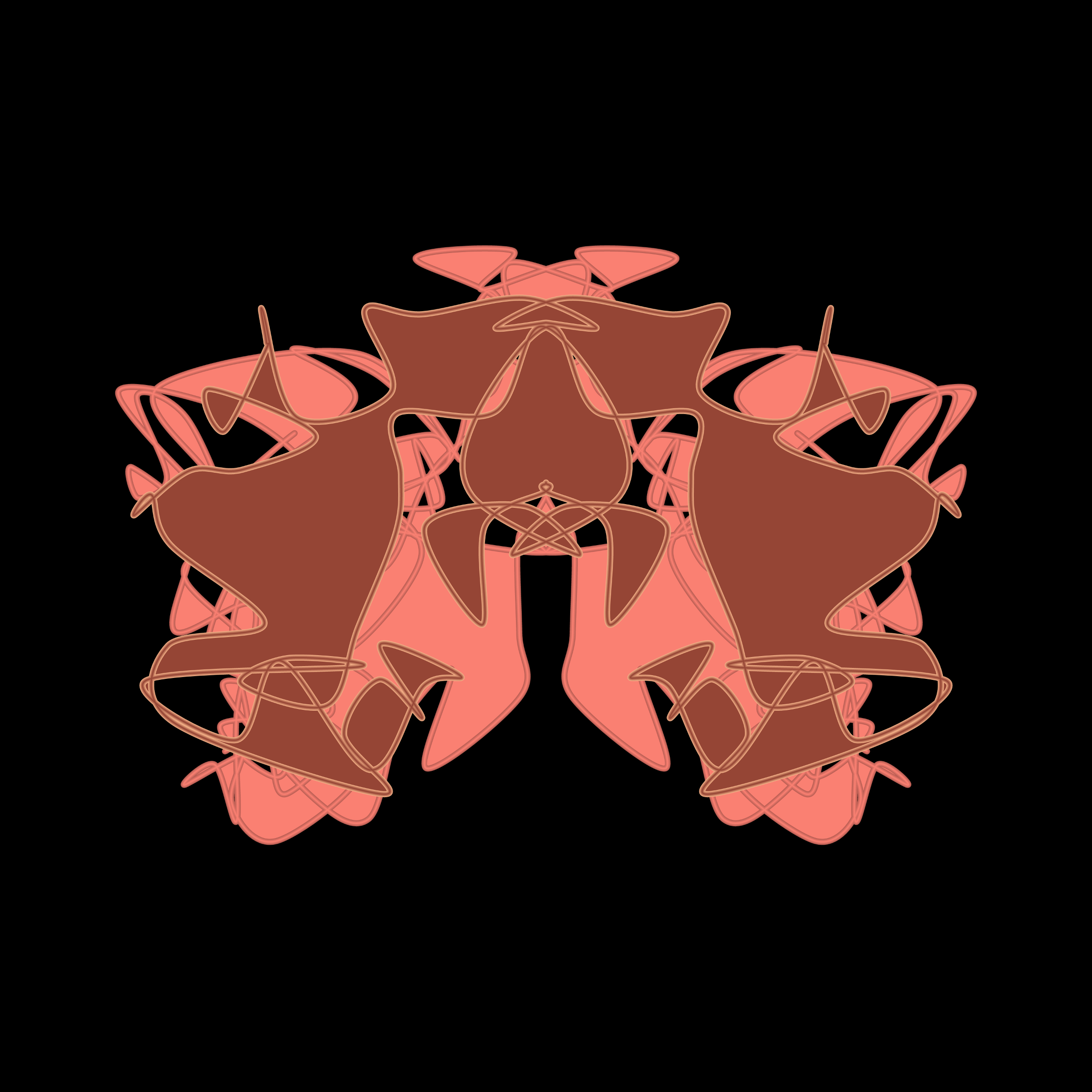 Art Blocks - Art Blocks v2 - Cryptoblots #1301 - NFT # 3001301