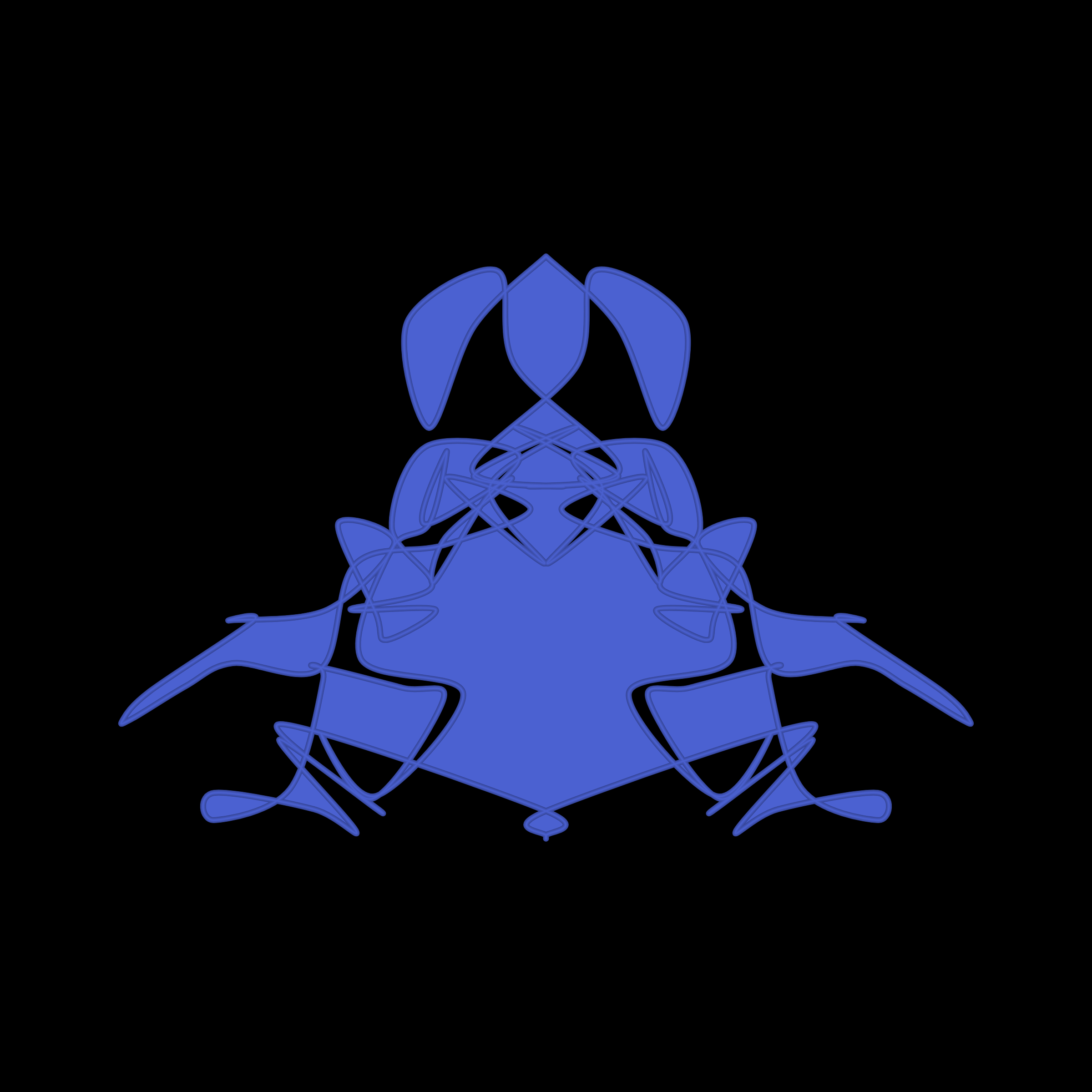 Art Blocks - Art Blocks v2 - Cryptoblots #1305 - NFT # 3001305