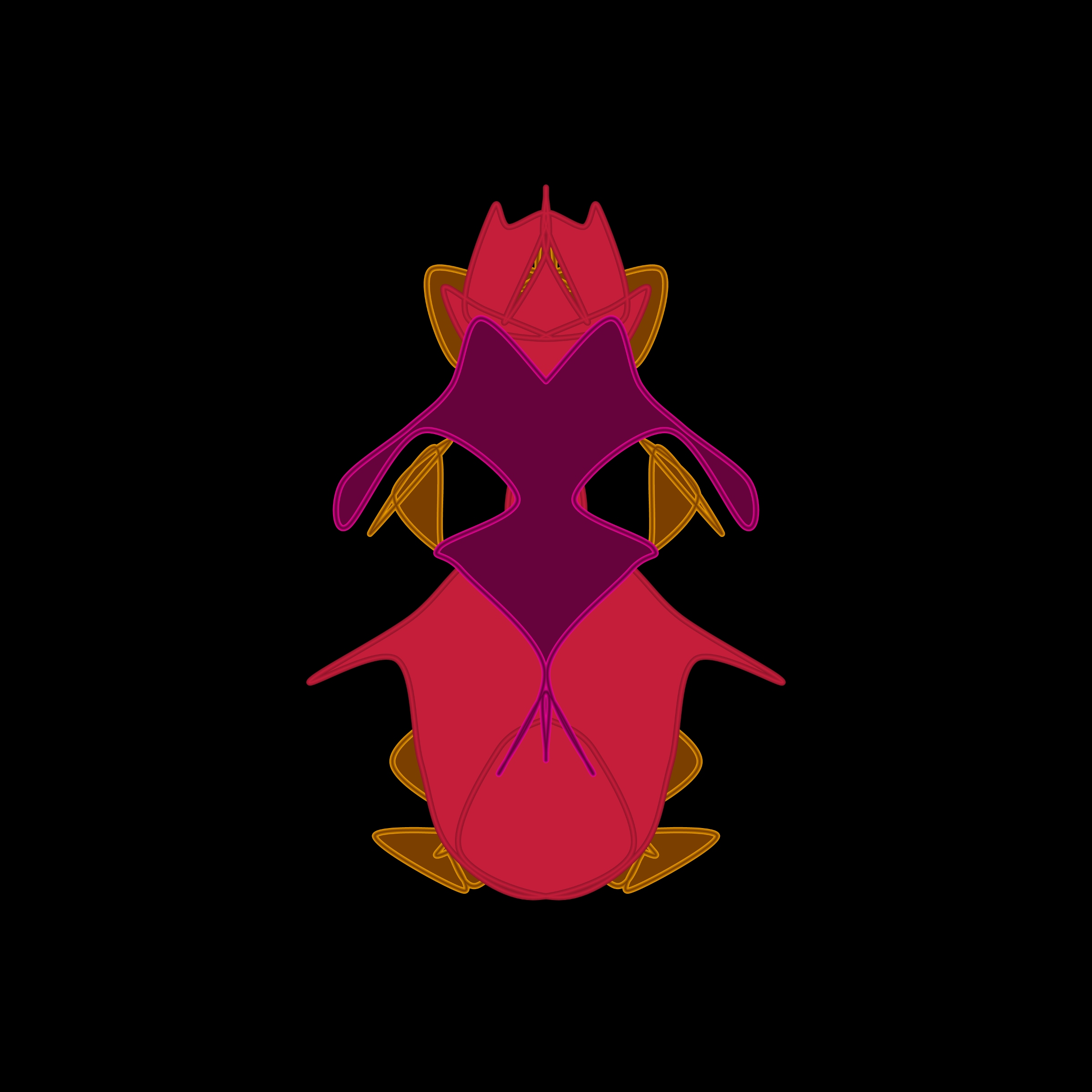 Art Blocks - Art Blocks v2 - Cryptoblots #1316 - NFT # 3001316