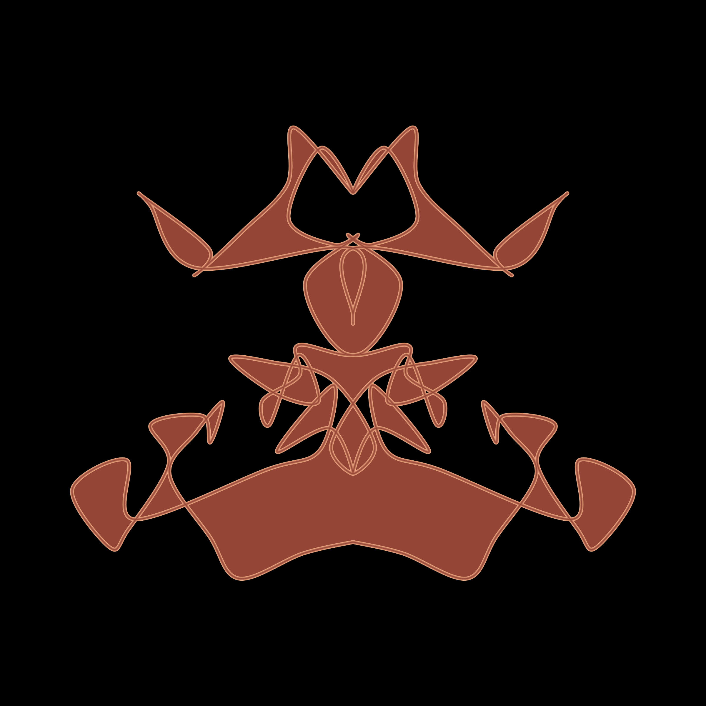 Art Blocks - Art Blocks v2 - Cryptoblots #1322 - NFT # 3001322