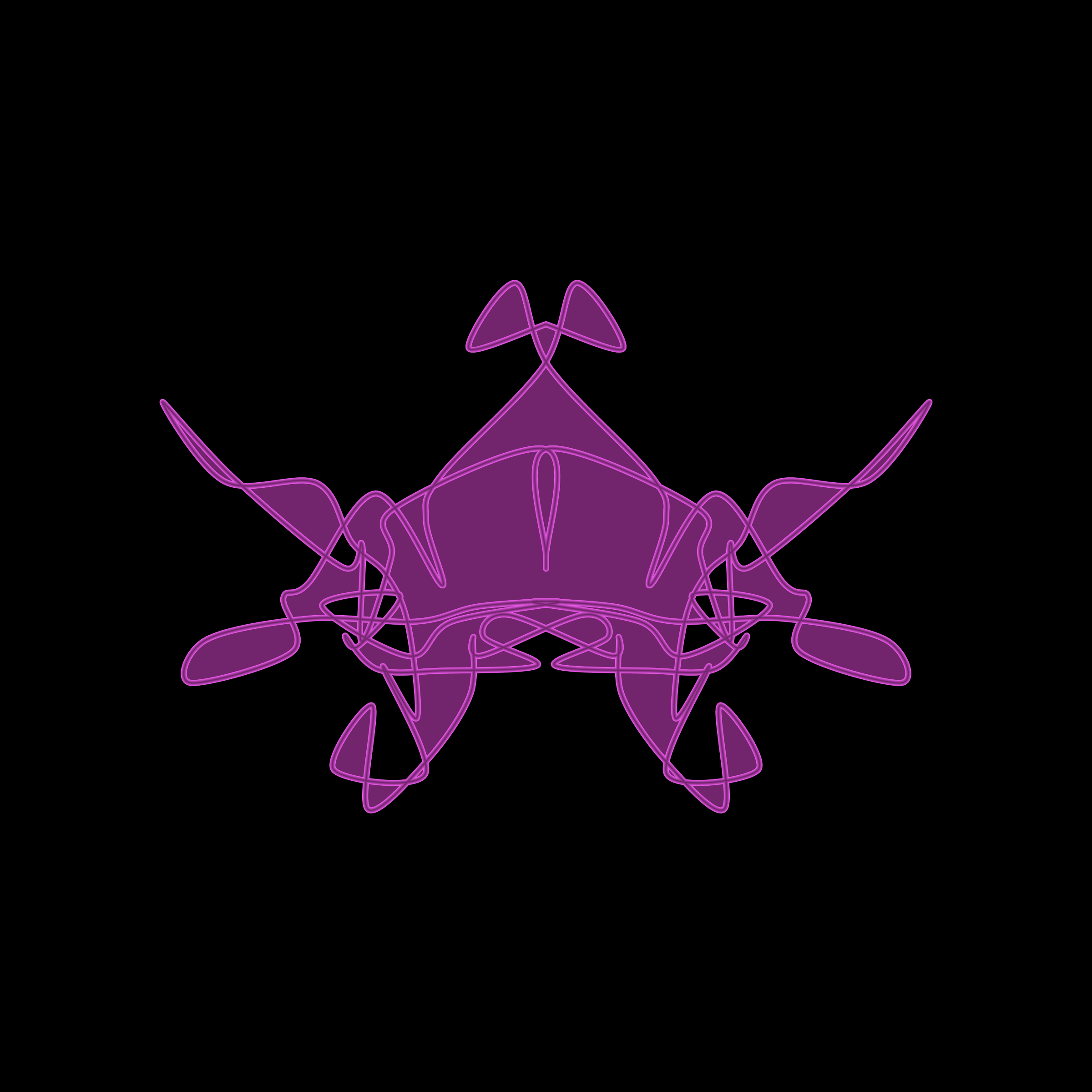 Art Blocks - Art Blocks v2 - Cryptoblots #1325 - NFT # 3001325