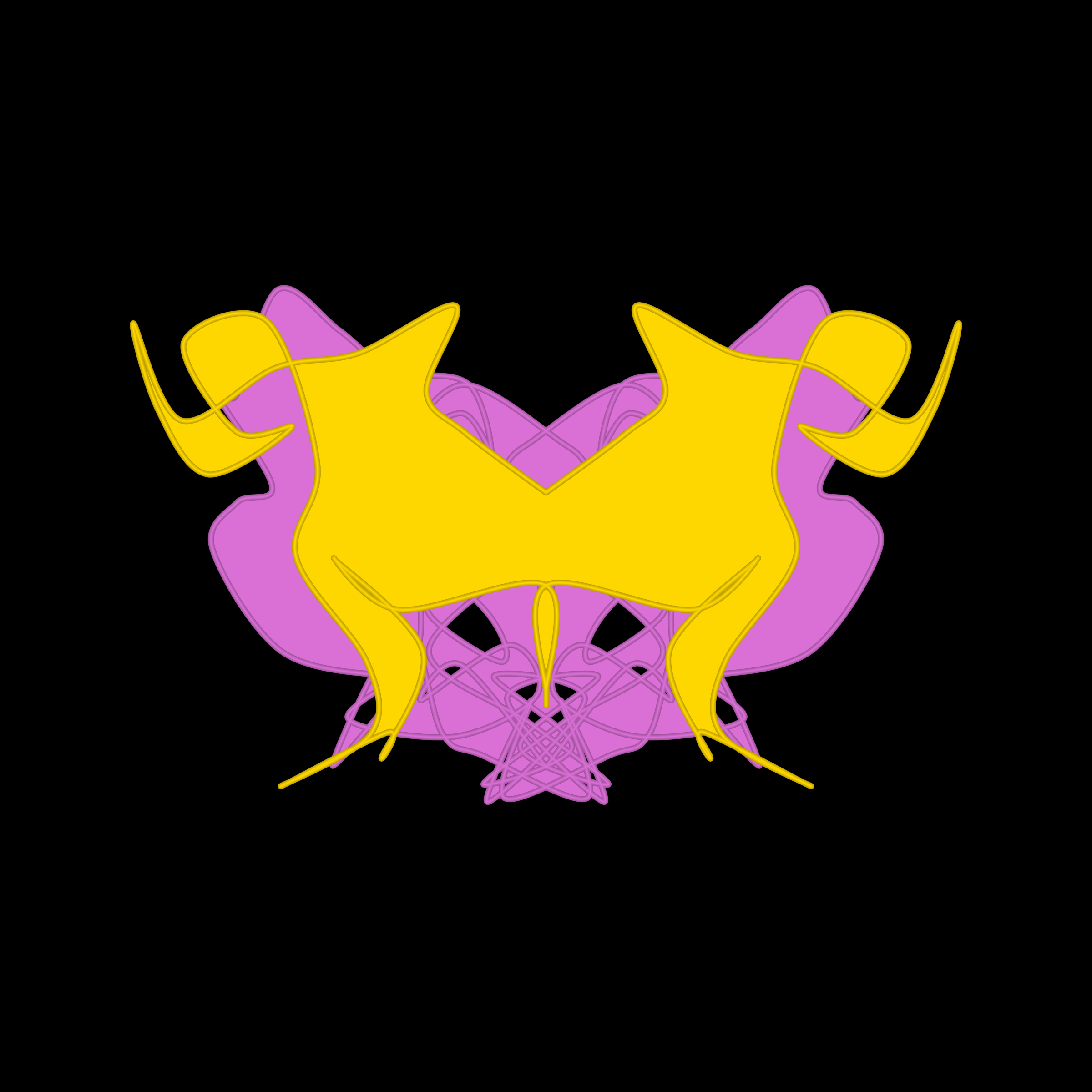 Art Blocks - Art Blocks v2 - Cryptoblots #1330 - NFT # 3001330