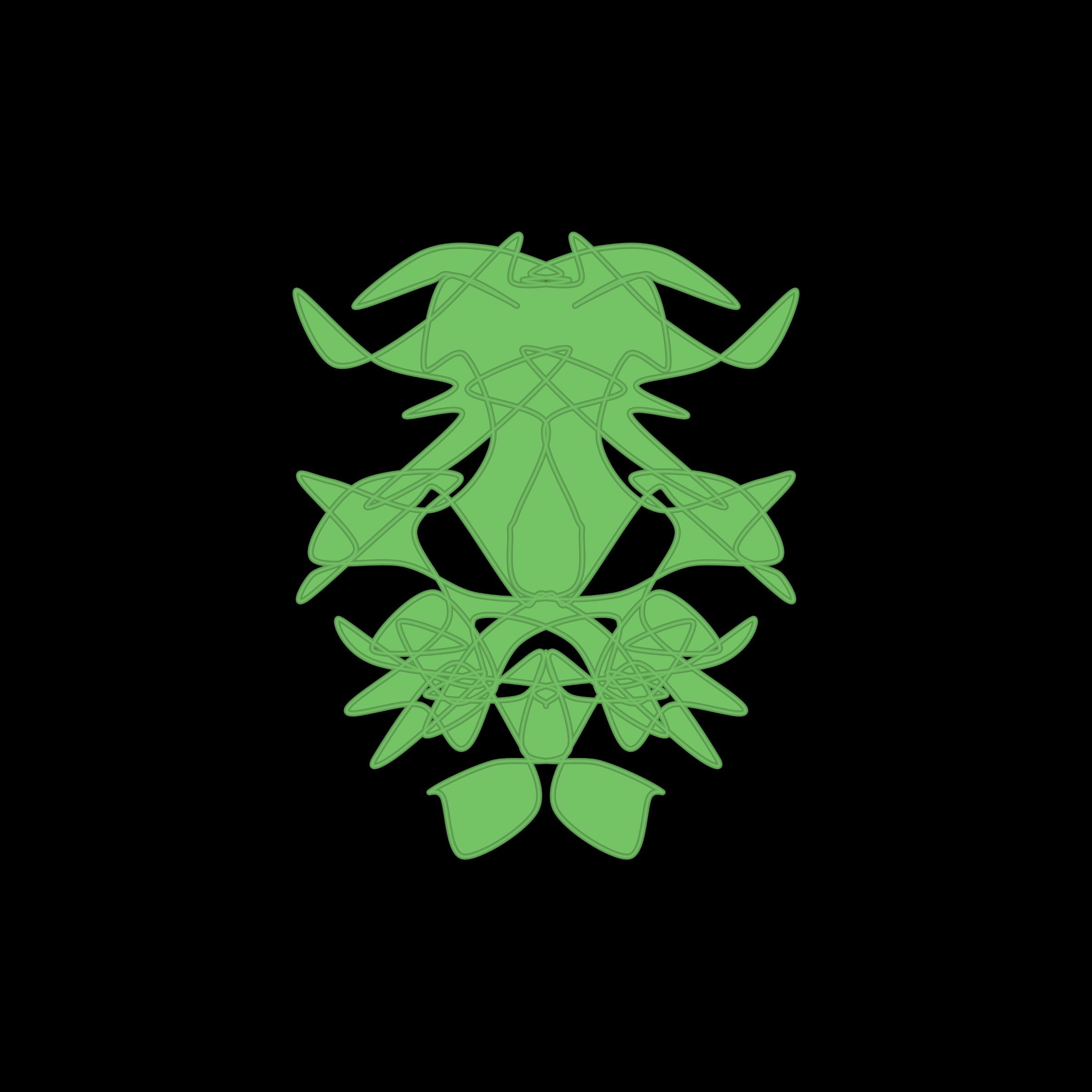 Art Blocks - Art Blocks v2 - Cryptoblots #1336 - NFT # 3001336