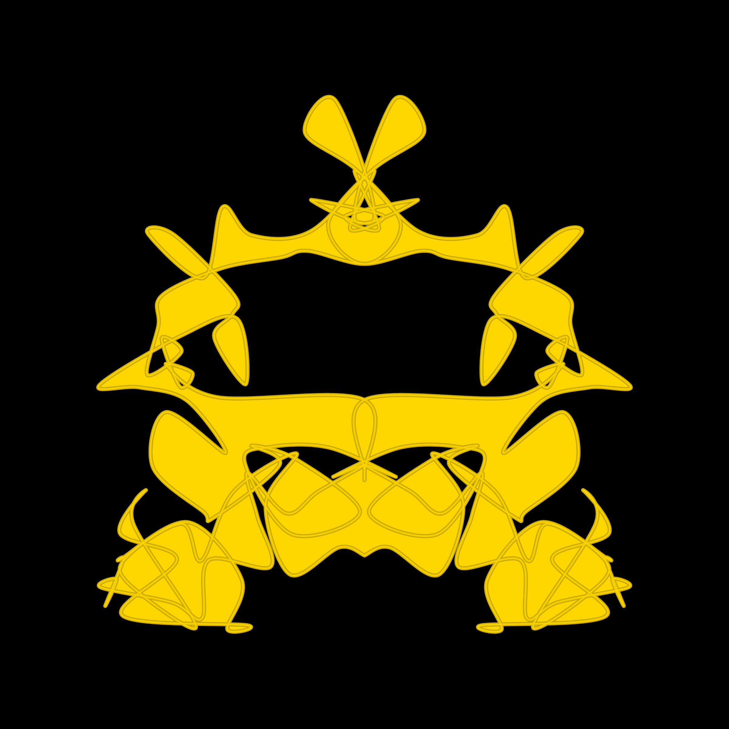 Art Blocks - Art Blocks v2 - Cryptoblots #1342 - NFT # 3001342