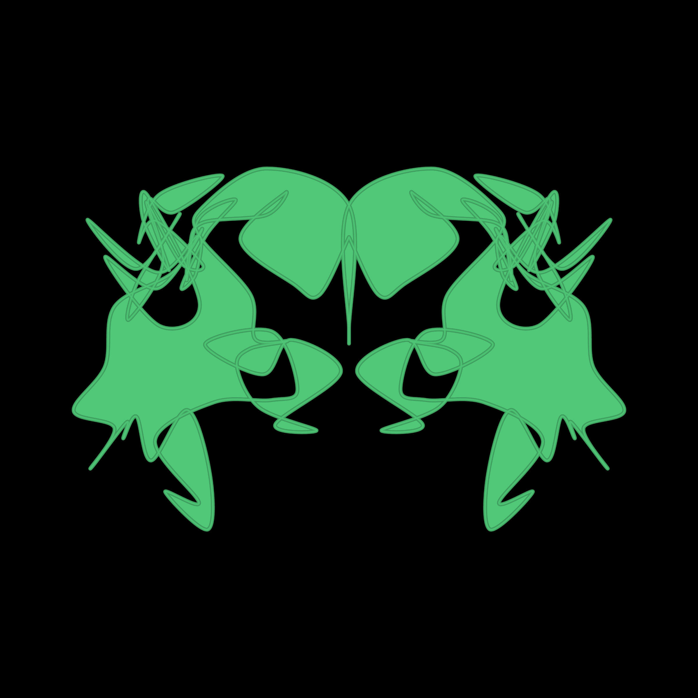 Art Blocks - Art Blocks v2 - Cryptoblots #1345 - NFT # 3001345