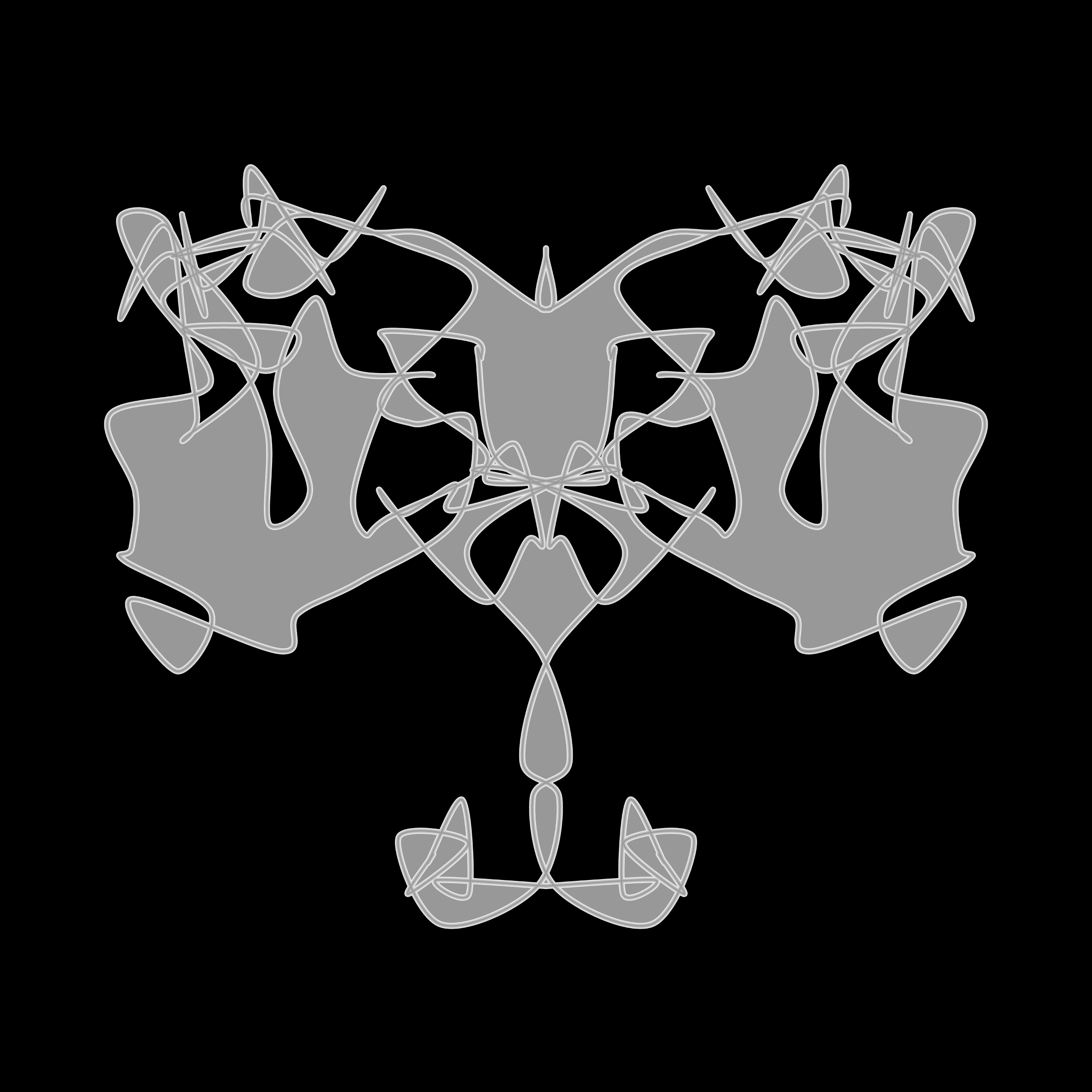 Art Blocks - Art Blocks v2 - Cryptoblots #1348 - NFT # 3001348