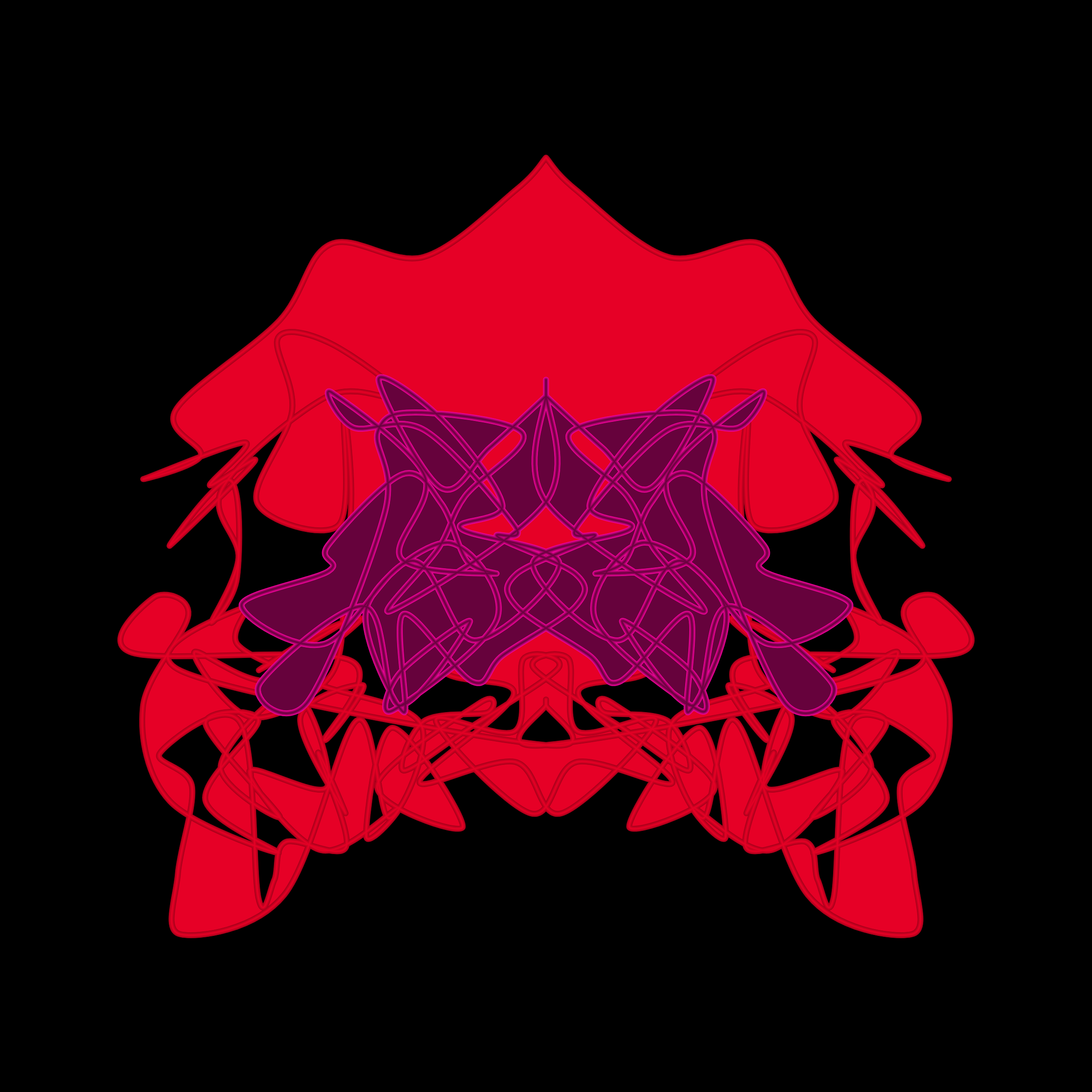 Art Blocks - Art Blocks v2 - Cryptoblots #1354 - NFT # 3001354