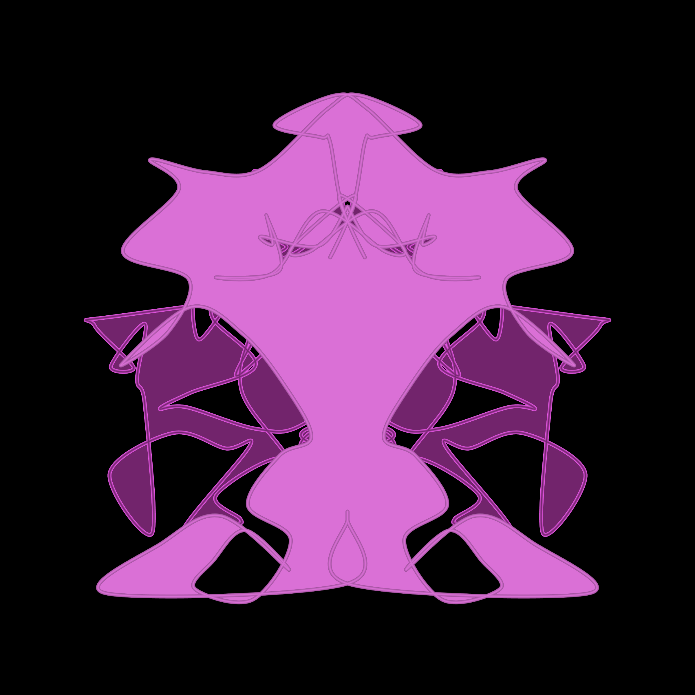 Art Blocks - Art Blocks v2 - Cryptoblots #1358 - NFT # 3001358