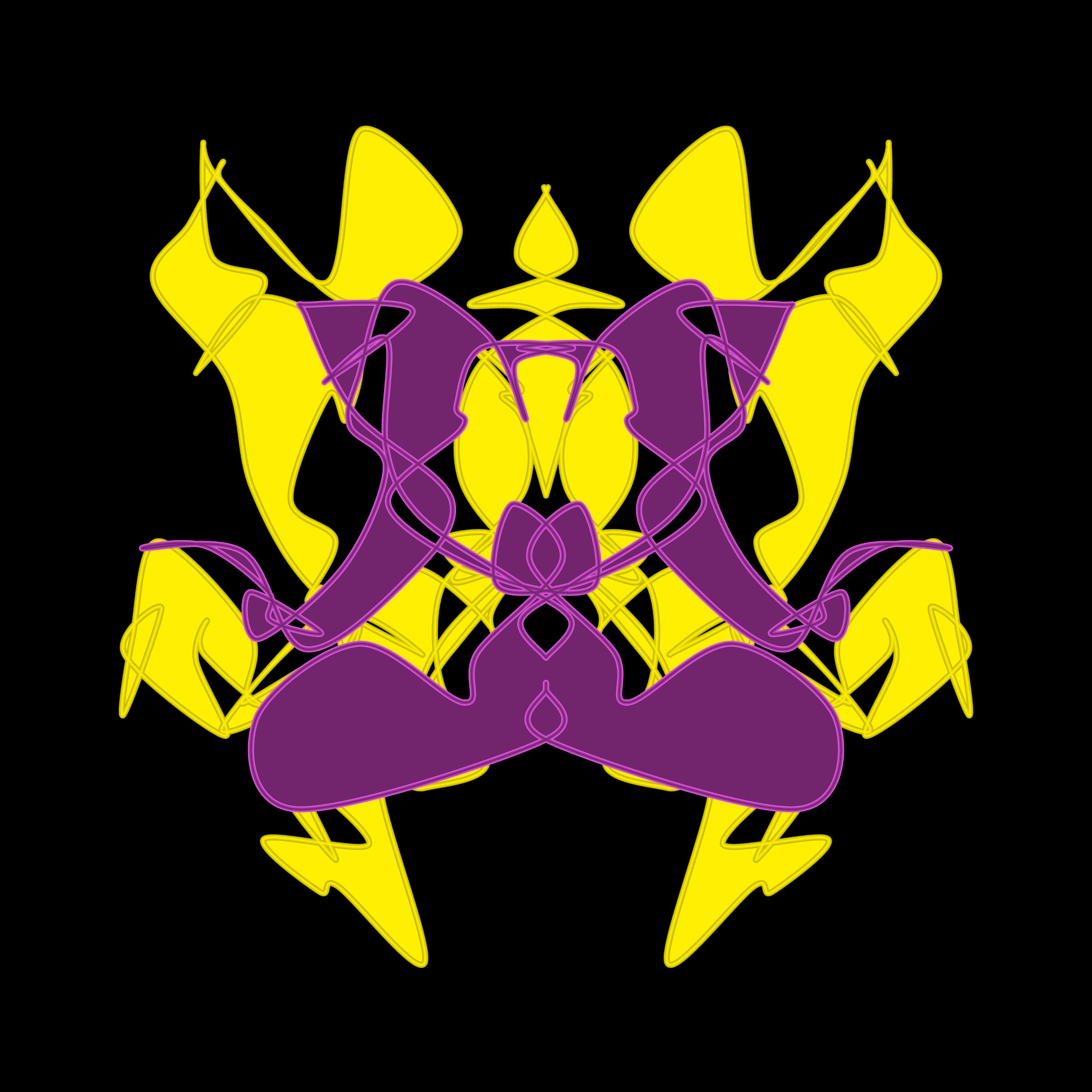 Art Blocks - Art Blocks v2 - Cryptoblots #1360 - NFT # 3001360