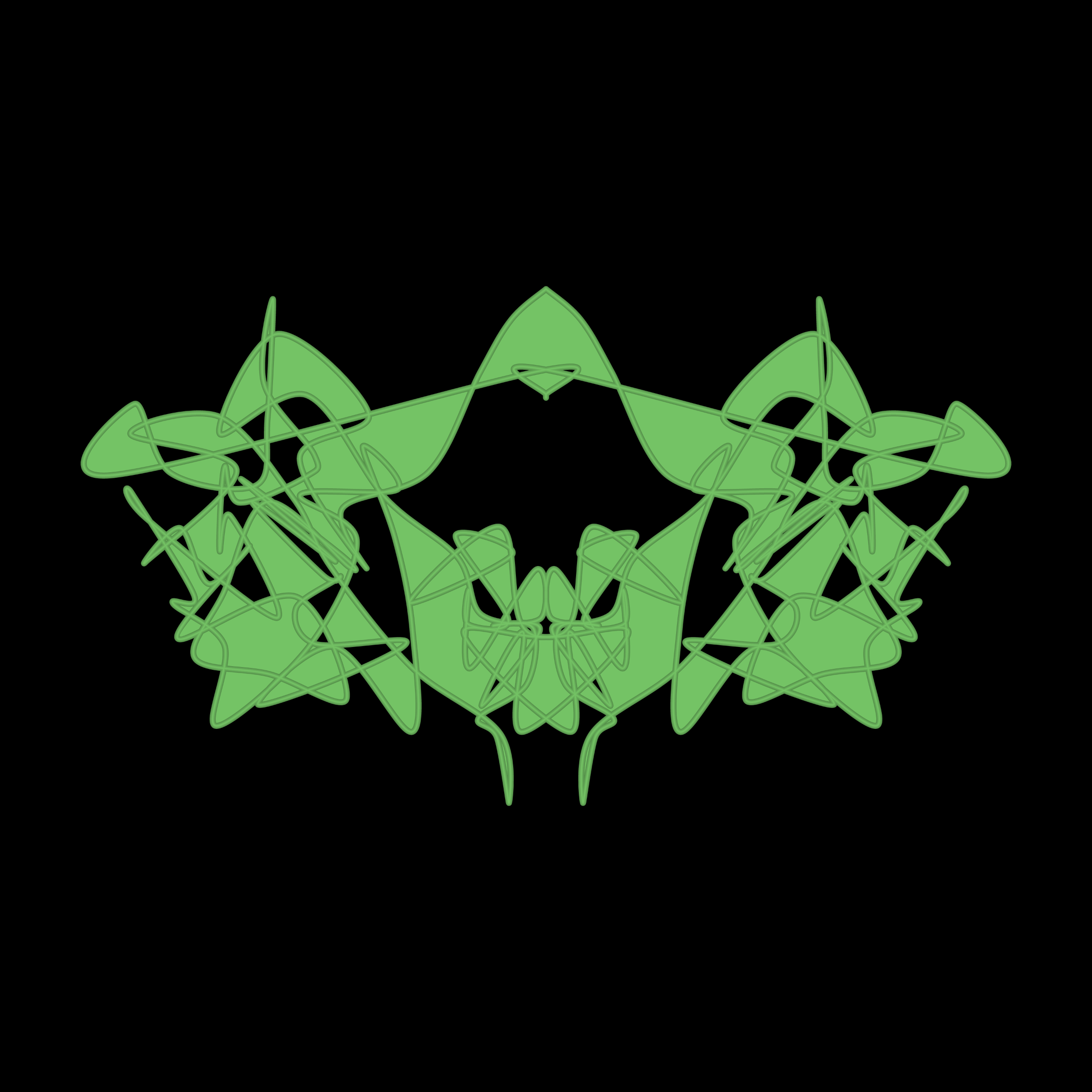 Art Blocks - Art Blocks v2 - Cryptoblots #1364 - NFT # 3001364