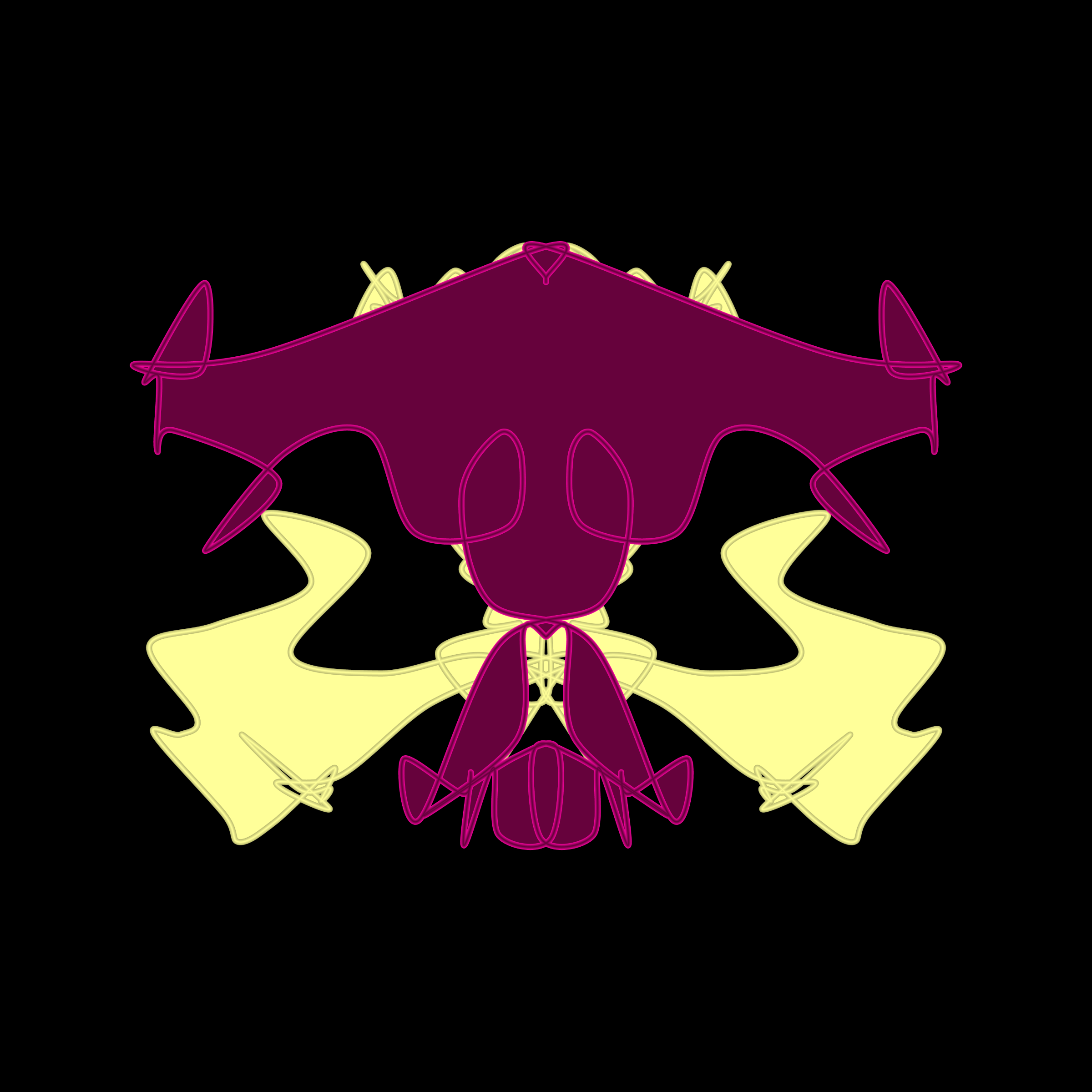 Art Blocks - Art Blocks v2 - Cryptoblots #1365 - NFT # 3001365