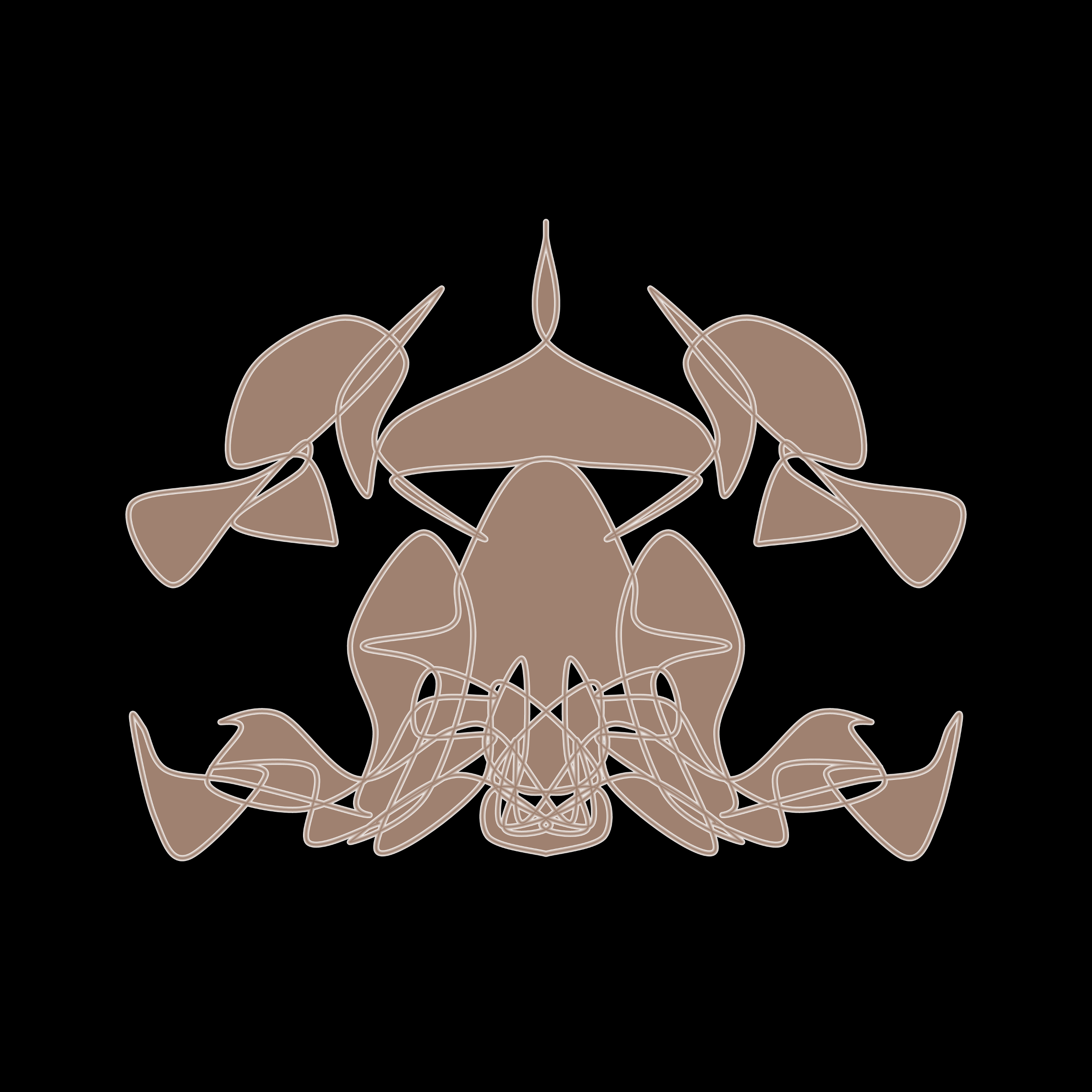 Art Blocks - Art Blocks v2 - Cryptoblots #1368 - NFT # 3001368