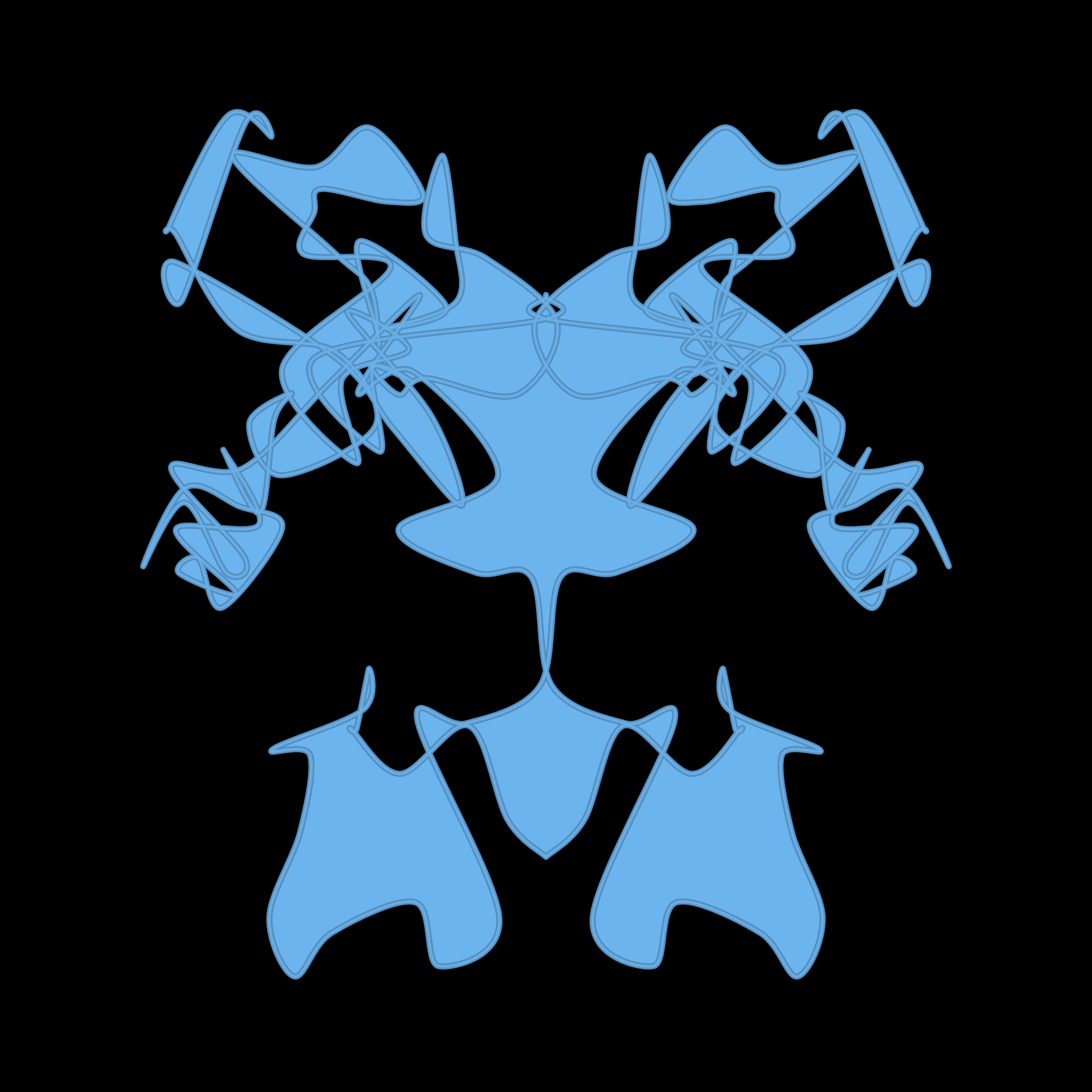 Art Blocks - Art Blocks v2 - Cryptoblots #1370 - NFT # 3001370