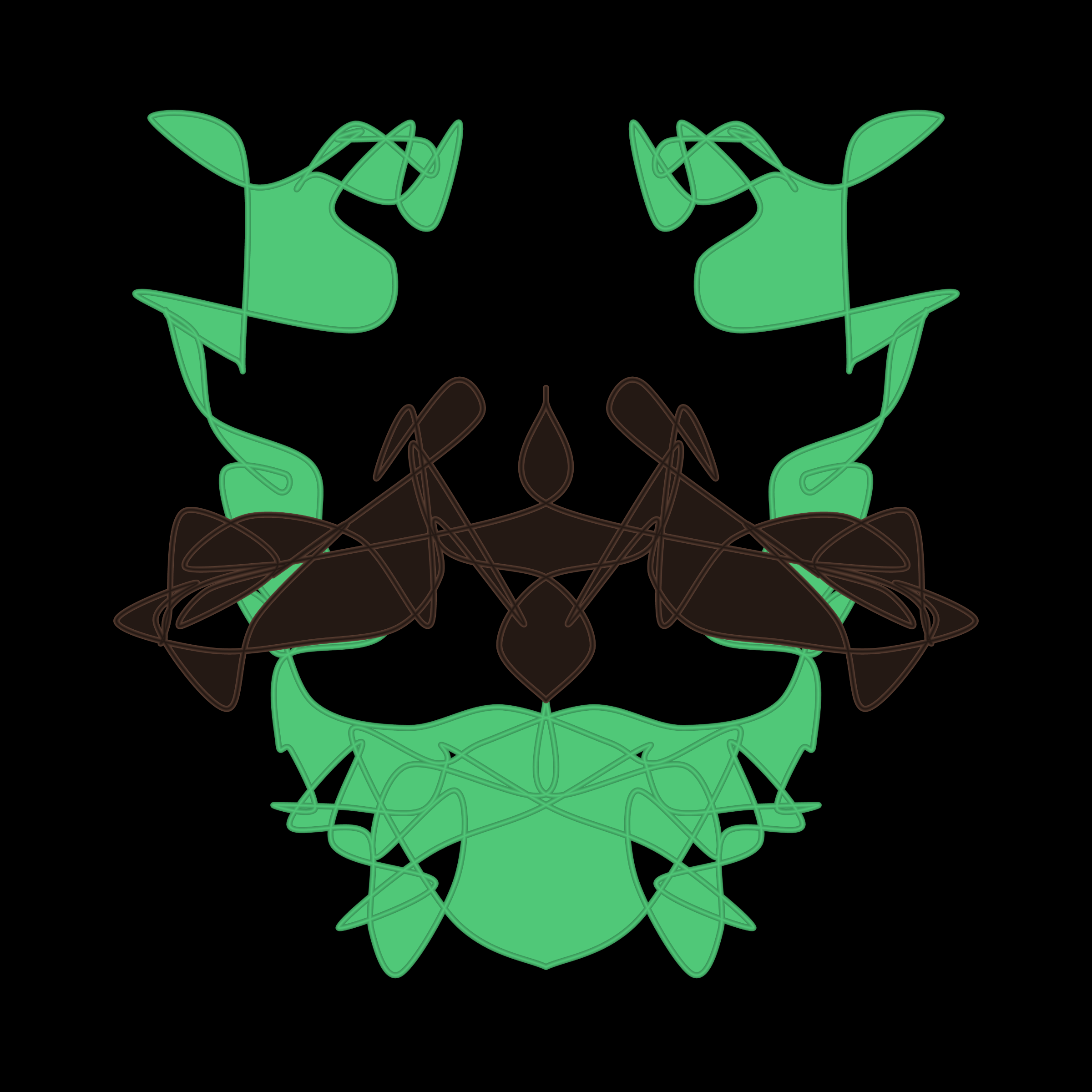 Art Blocks - Art Blocks v2 - Cryptoblots #1379 - NFT # 3001379