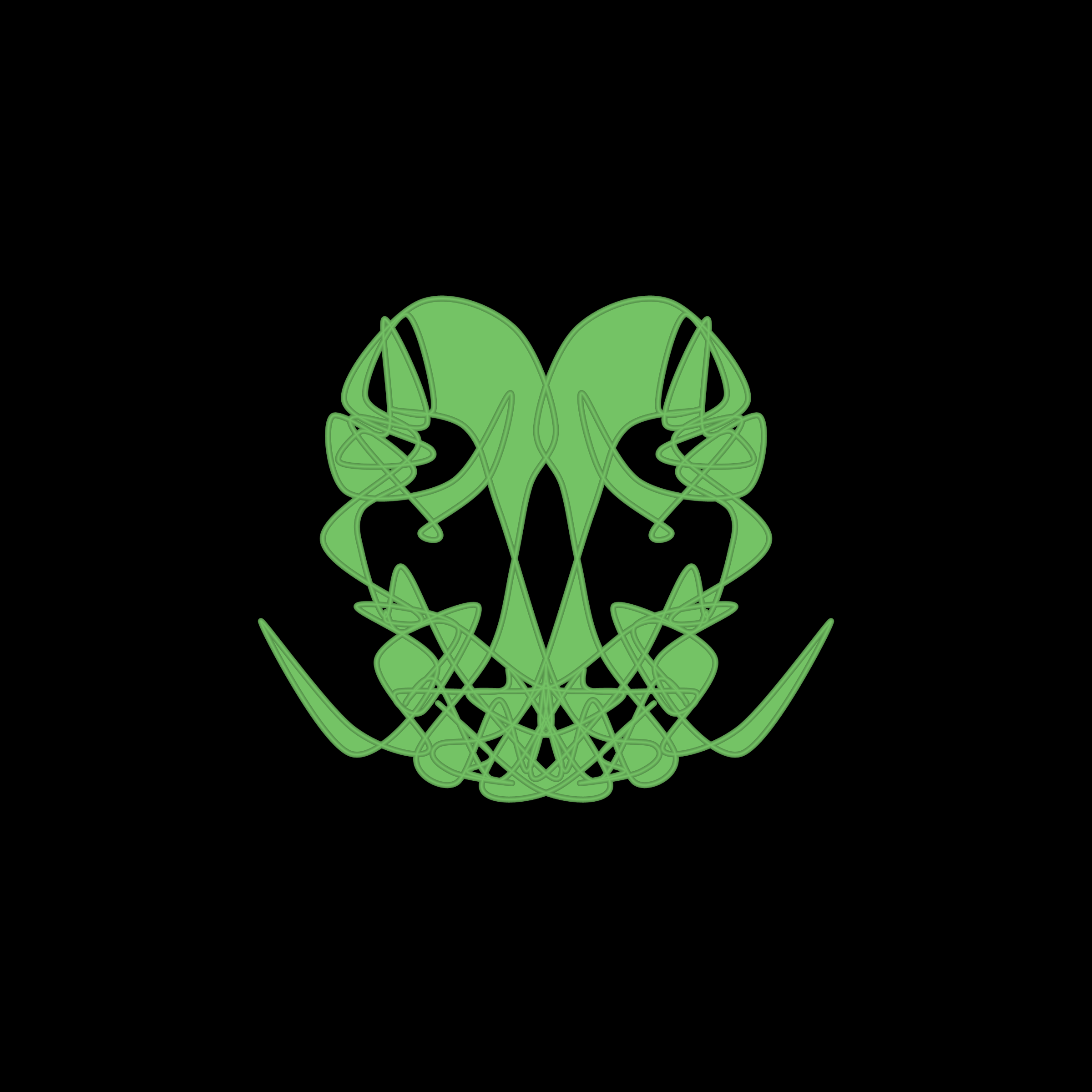 Art Blocks - Art Blocks v2 - Cryptoblots #1380 - NFT # 3001380