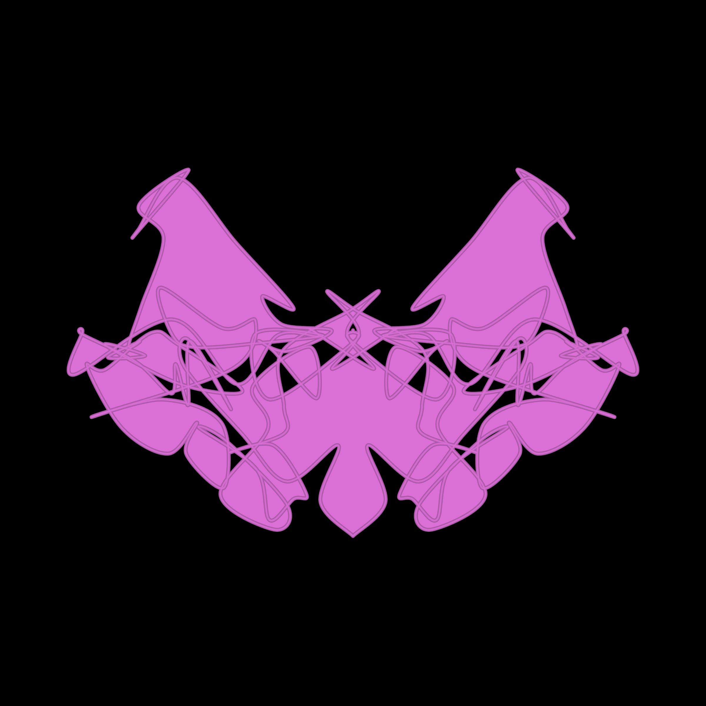 Art Blocks - Art Blocks v2 - Cryptoblots #1385 - NFT # 3001385