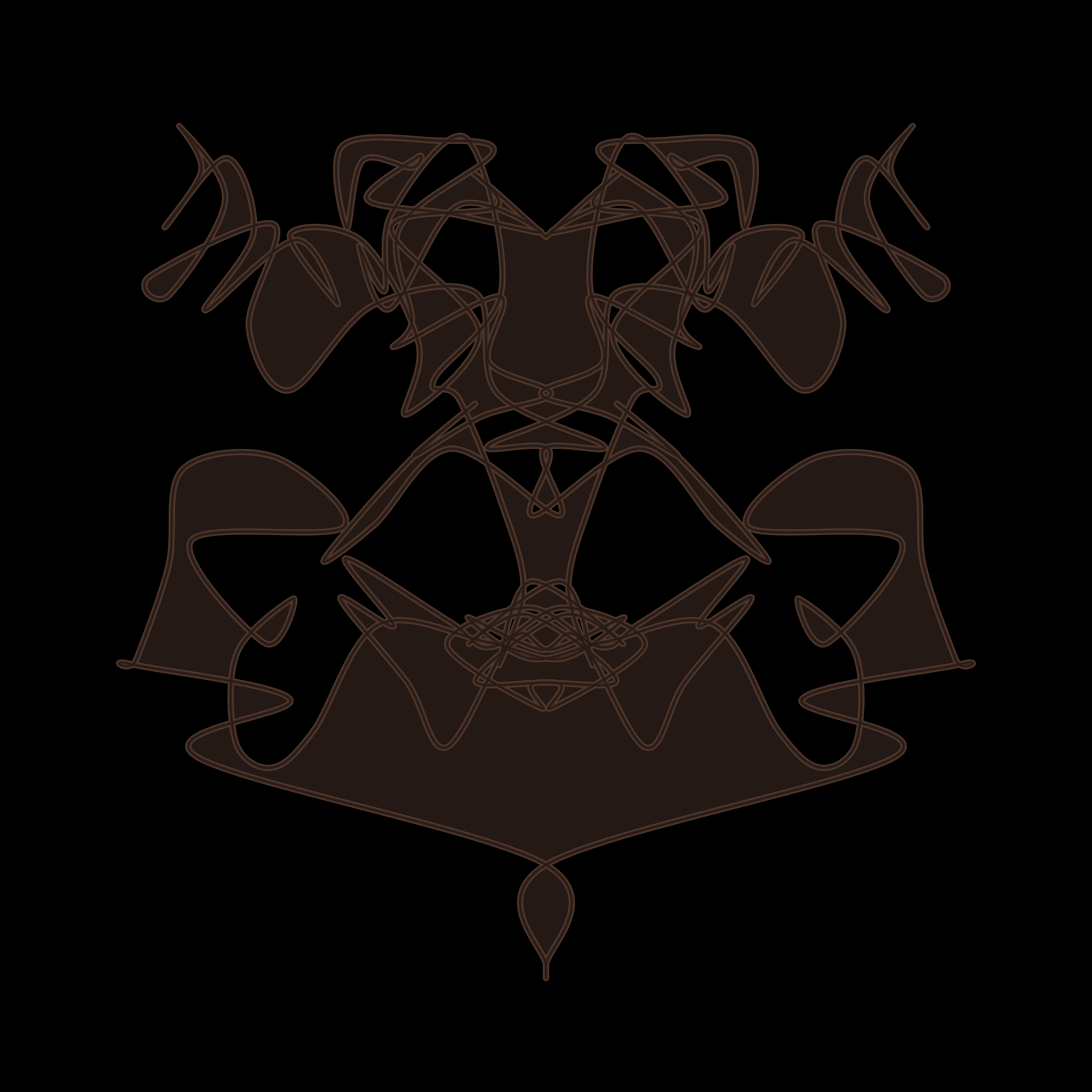 Art Blocks - Art Blocks v2 - Cryptoblots #1387 - NFT # 3001387