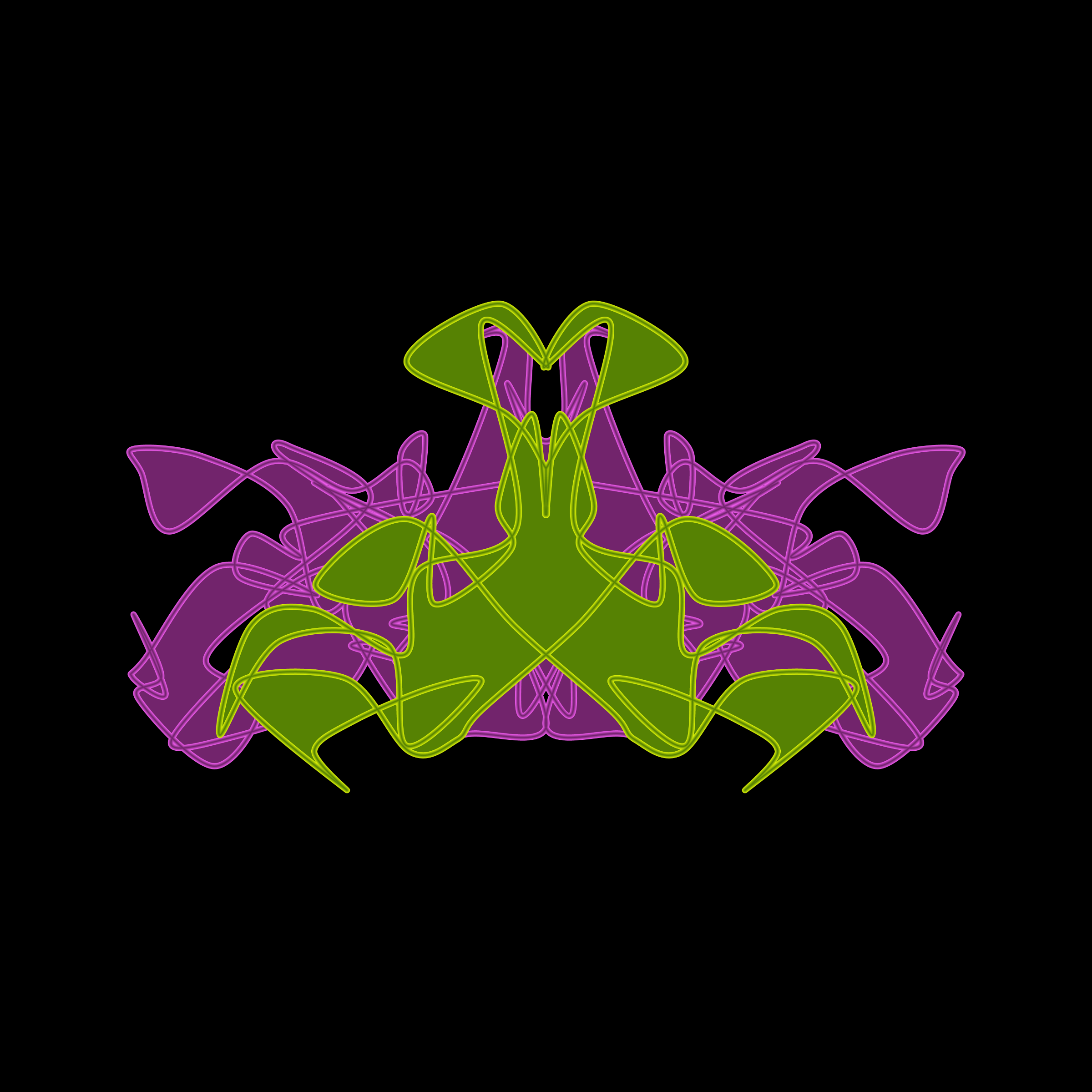 Art Blocks - Art Blocks v2 - Cryptoblots #1393 - NFT # 3001393