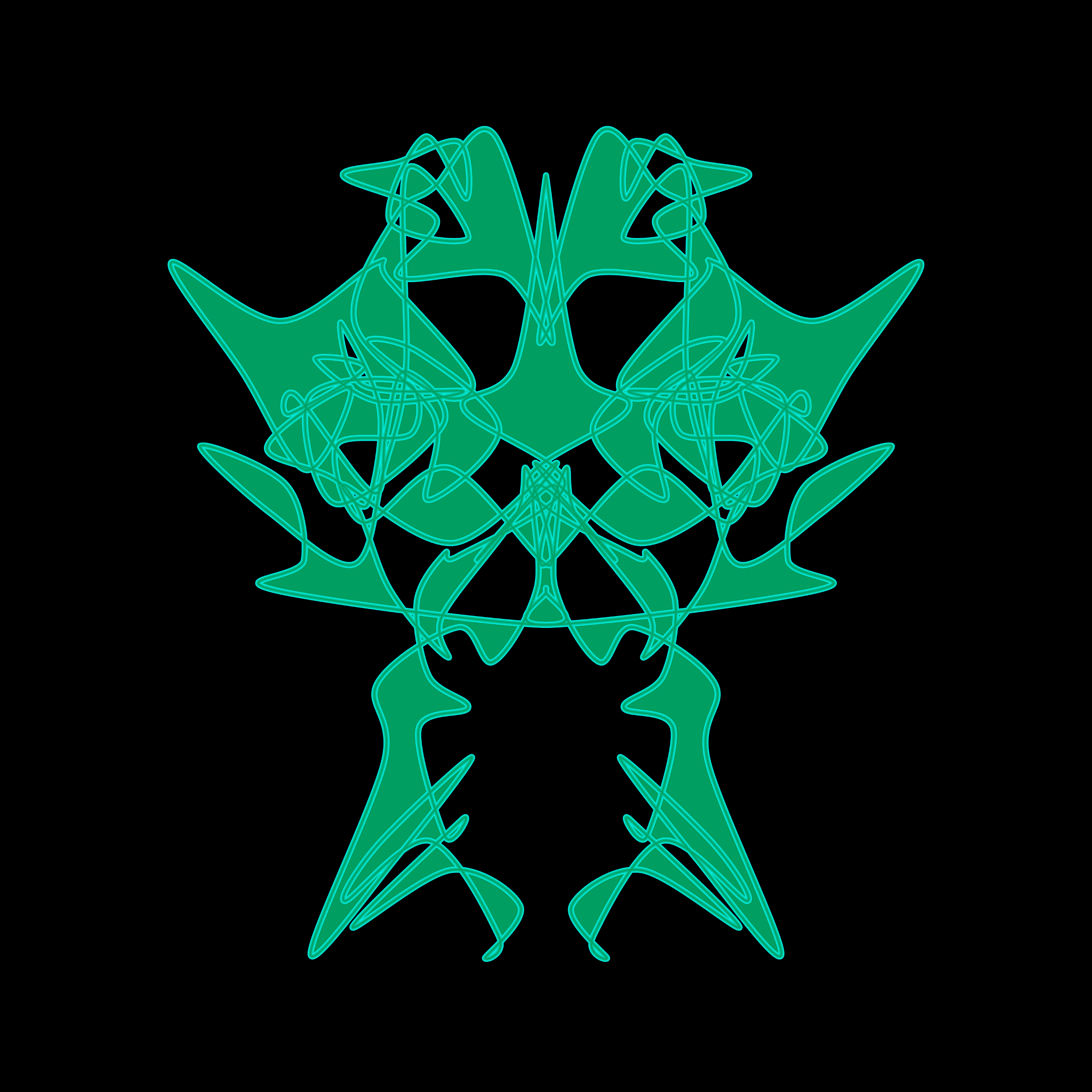 Art Blocks - Art Blocks v2 - Cryptoblots #1403 - NFT # 3001403