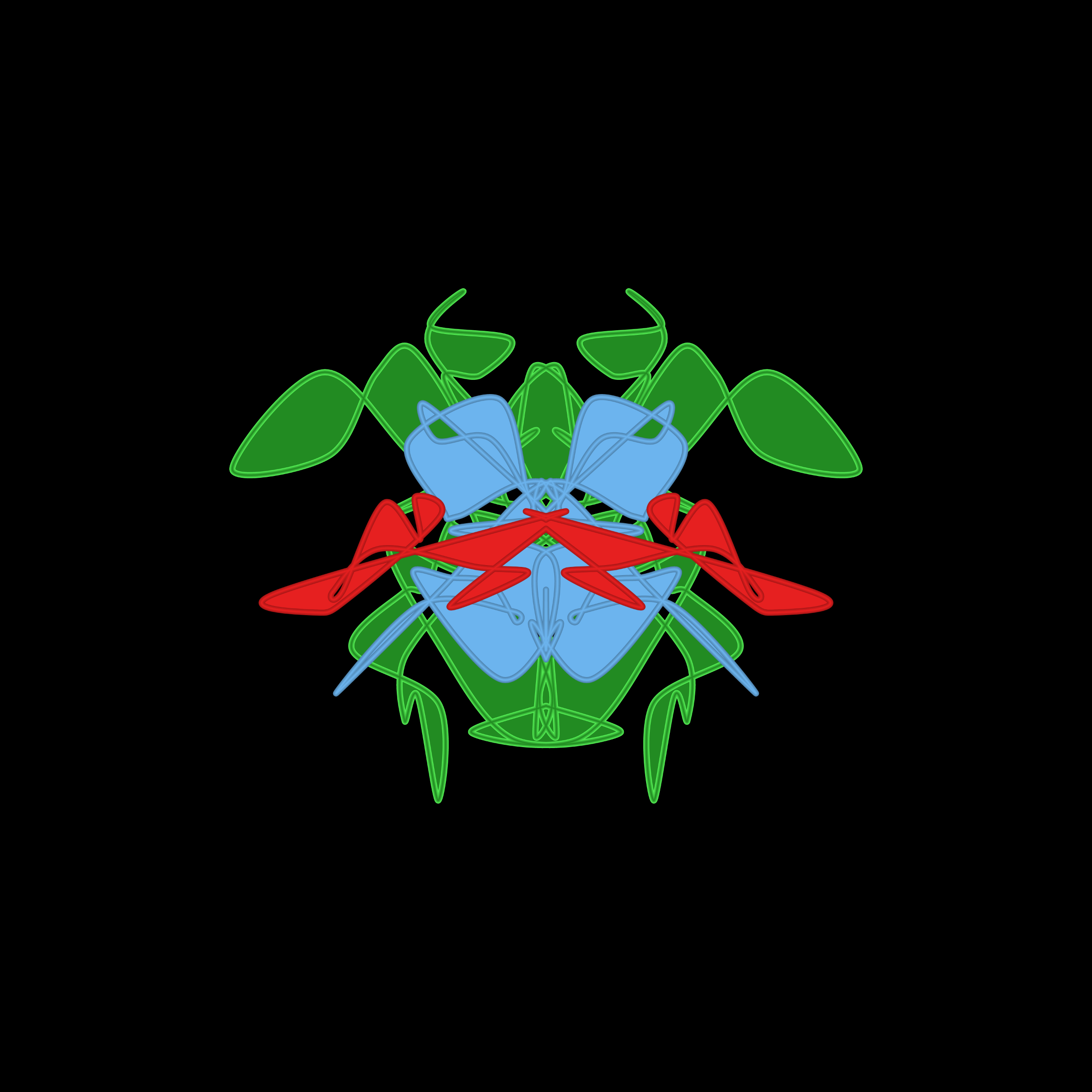 Art Blocks - Art Blocks v2 - Cryptoblots #1404 - NFT # 3001404