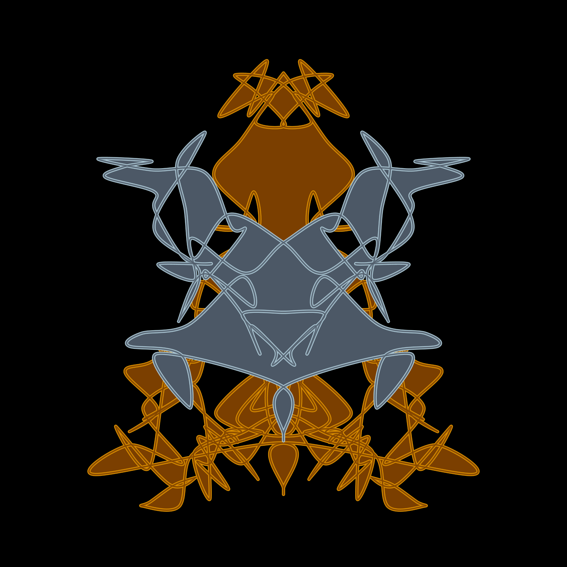 Art Blocks - Art Blocks v2 - Cryptoblots #1411 - NFT # 3001411