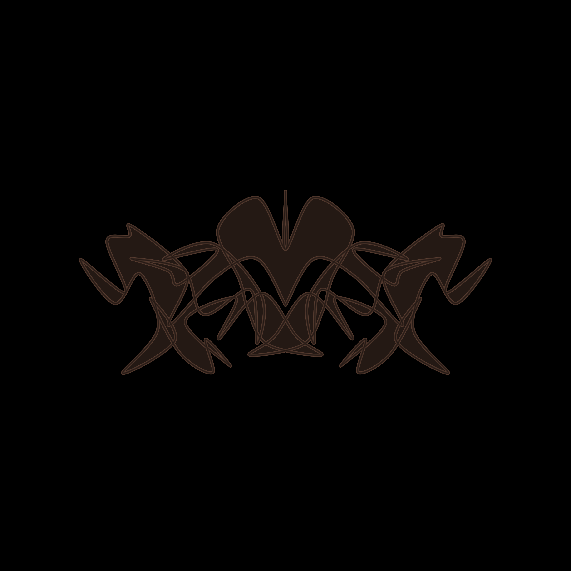 Art Blocks - Art Blocks v2 - Cryptoblots #1412 - NFT # 3001412