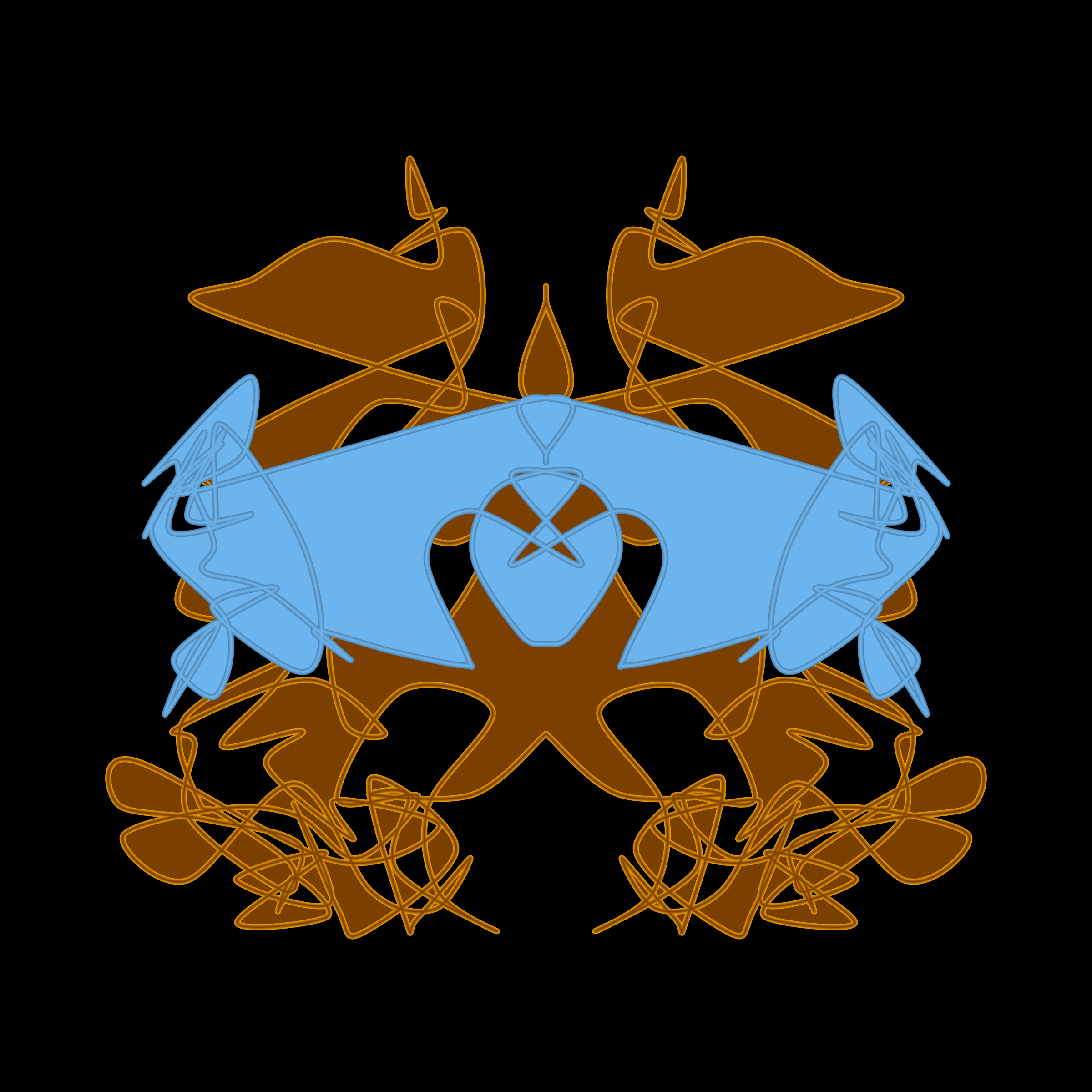 Art Blocks - Art Blocks v2 - Cryptoblots #1414 - NFT # 3001414