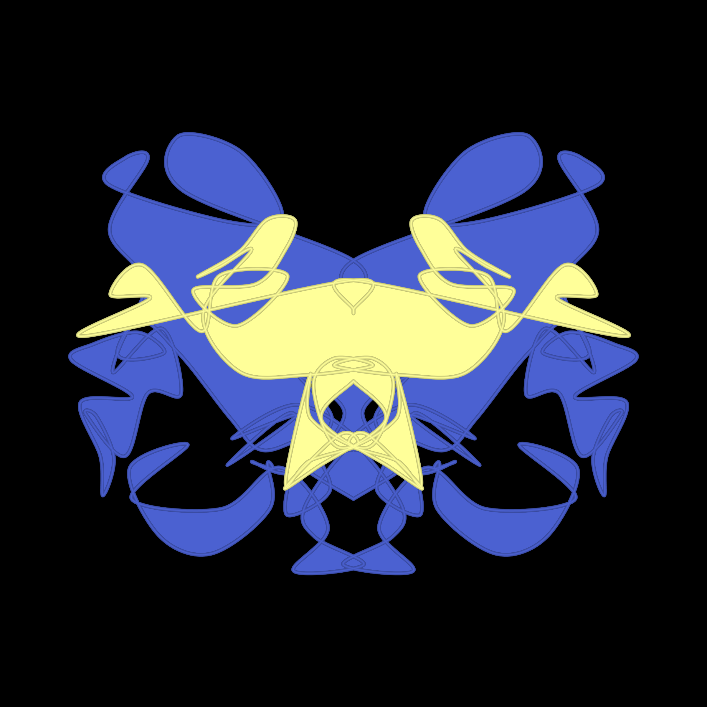 Art Blocks - Art Blocks v2 - Cryptoblots #1424 - NFT # 3001424