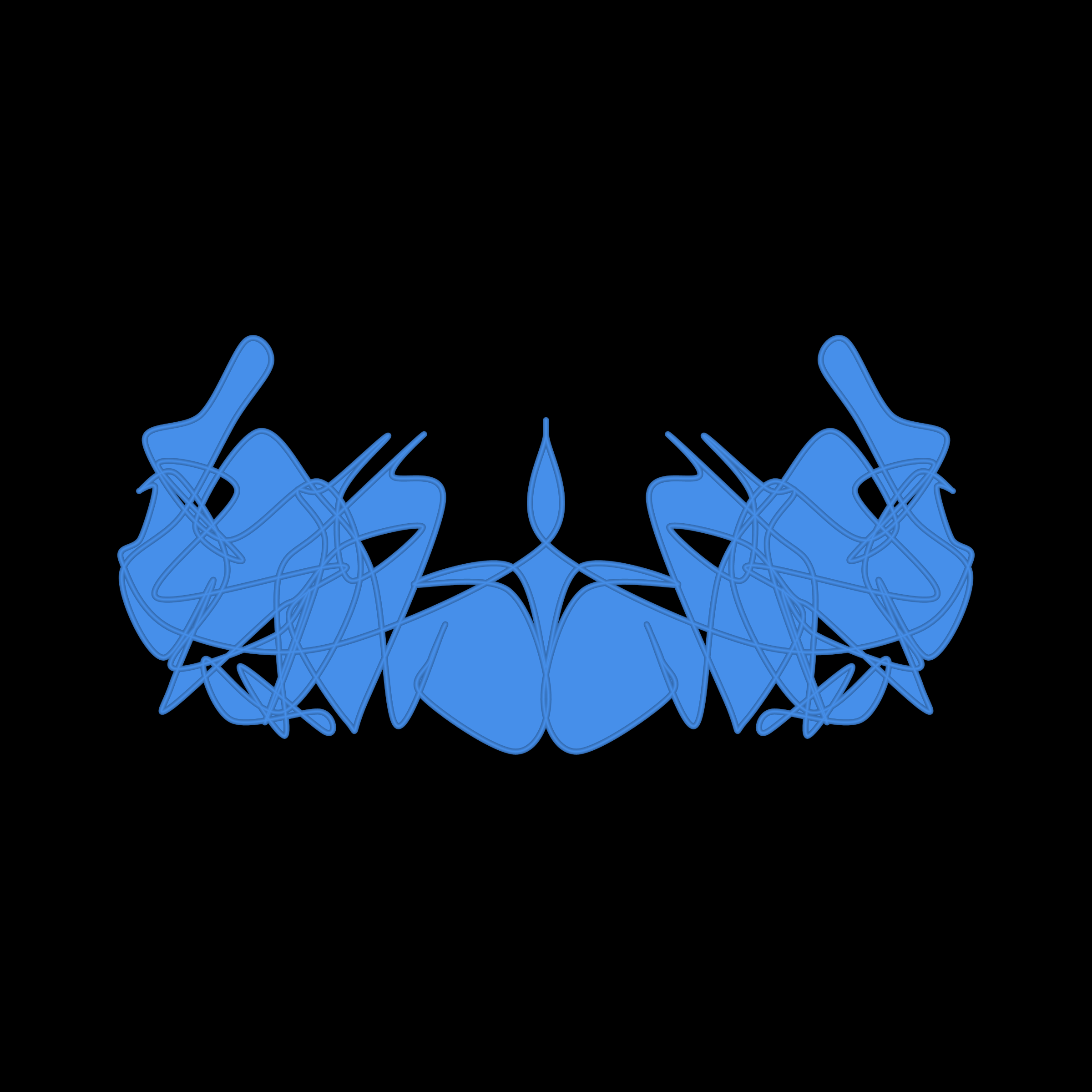 Art Blocks - Art Blocks v2 - Cryptoblots #1435 - NFT # 3001435