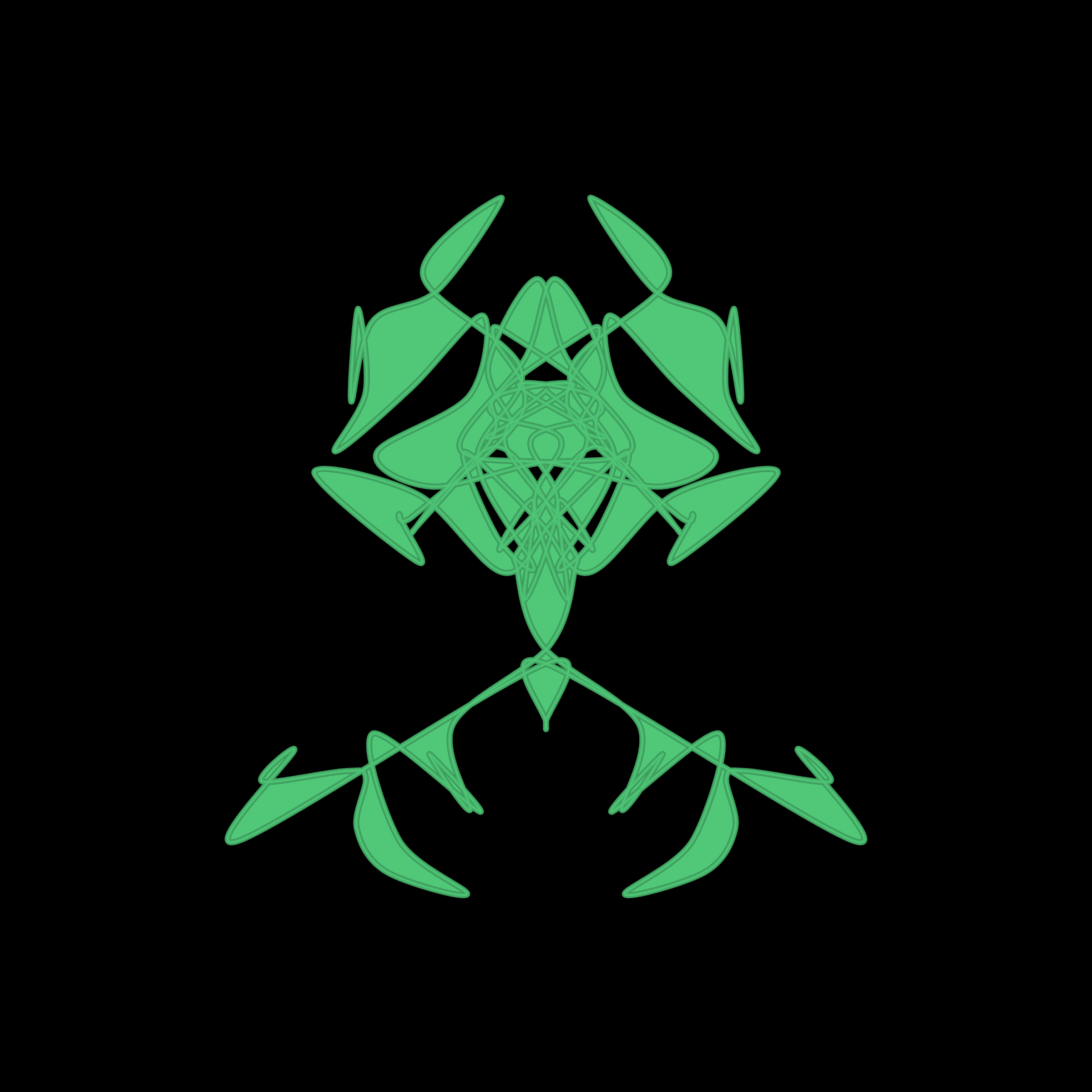 Art Blocks - Art Blocks v2 - Cryptoblots #1438 - NFT # 3001438