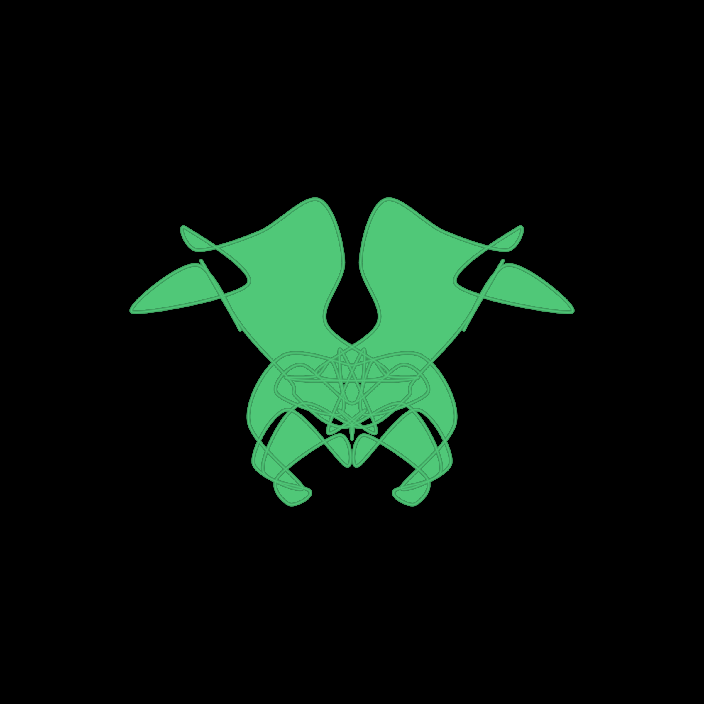 Art Blocks - Art Blocks v2 - Cryptoblots #1440 - NFT # 3001440