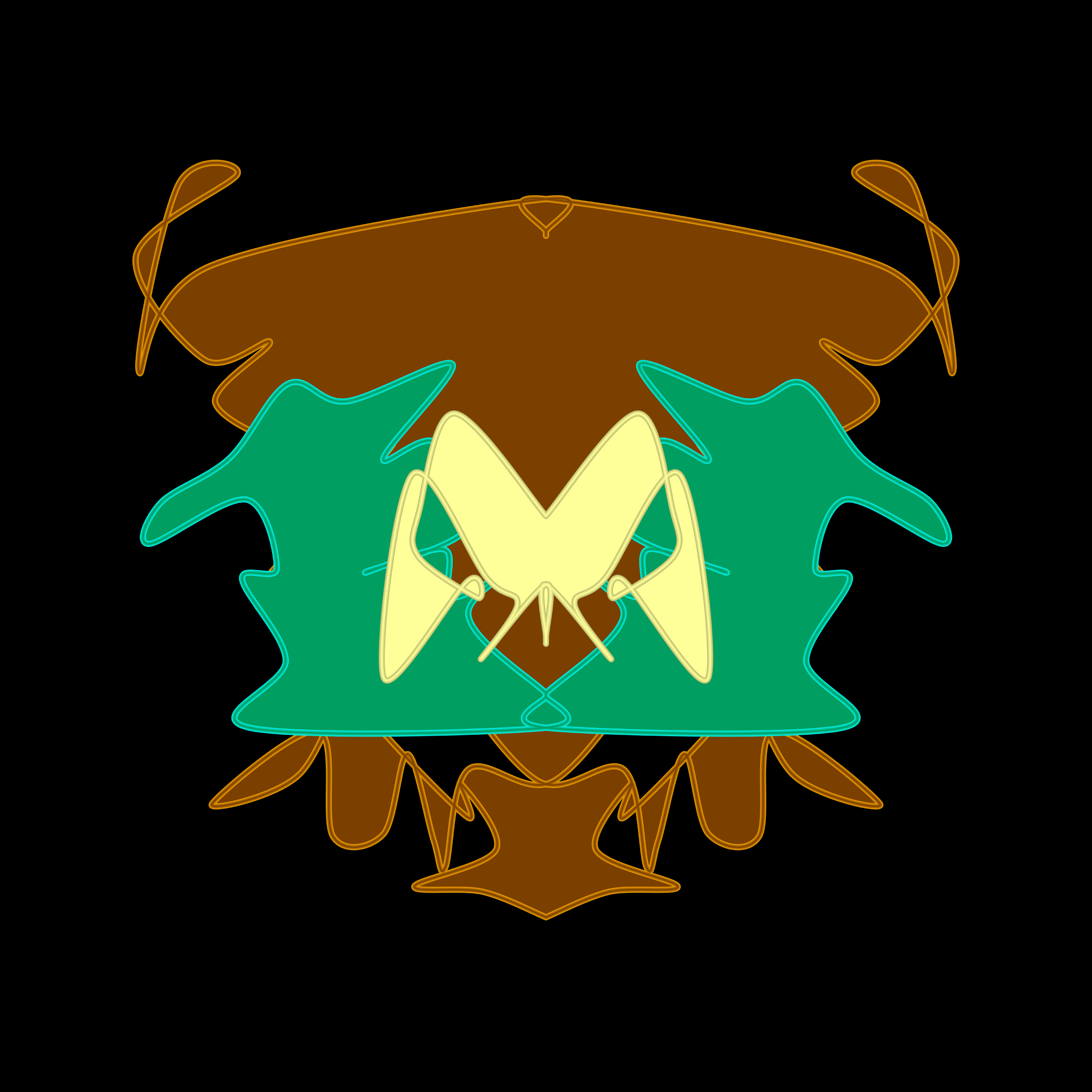 Art Blocks - Art Blocks v2 - Cryptoblots #1446 - NFT # 3001446