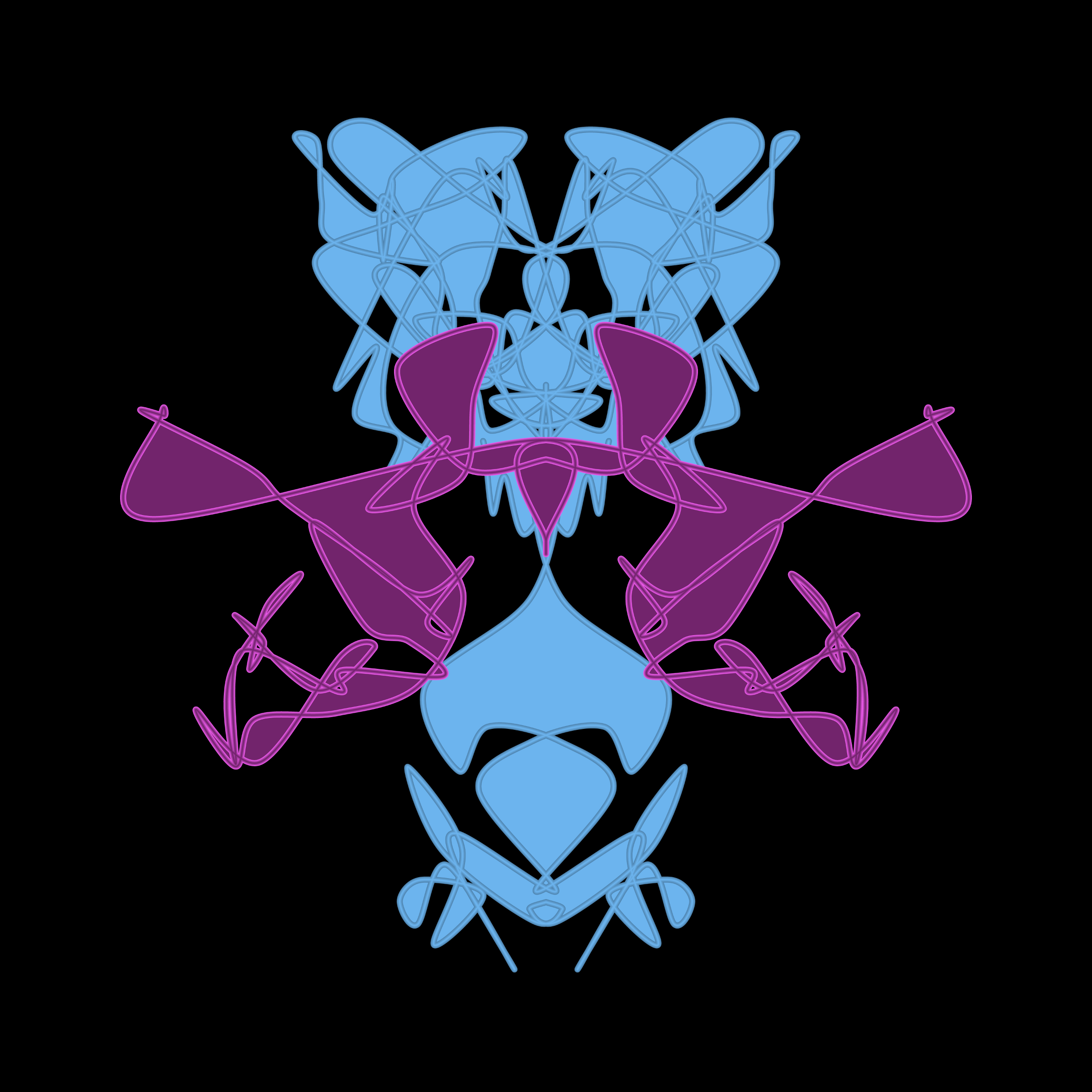 Art Blocks - Art Blocks v2 - Cryptoblots #1450 - NFT # 3001450