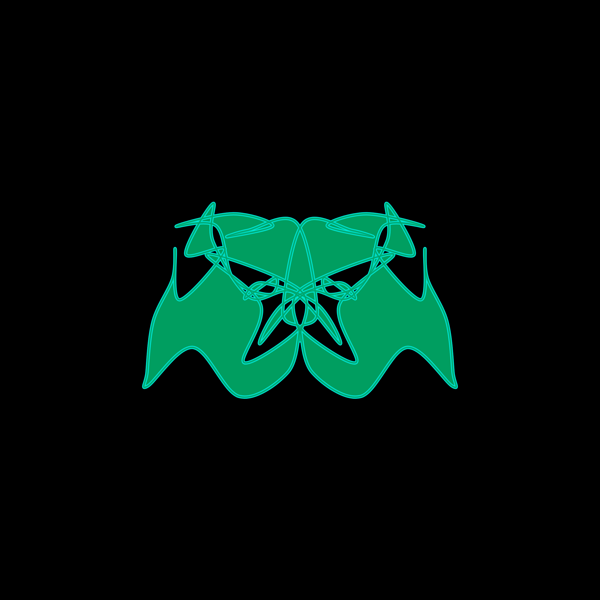 Art Blocks - Art Blocks v2 - Cryptoblots #1451 - NFT # 3001451