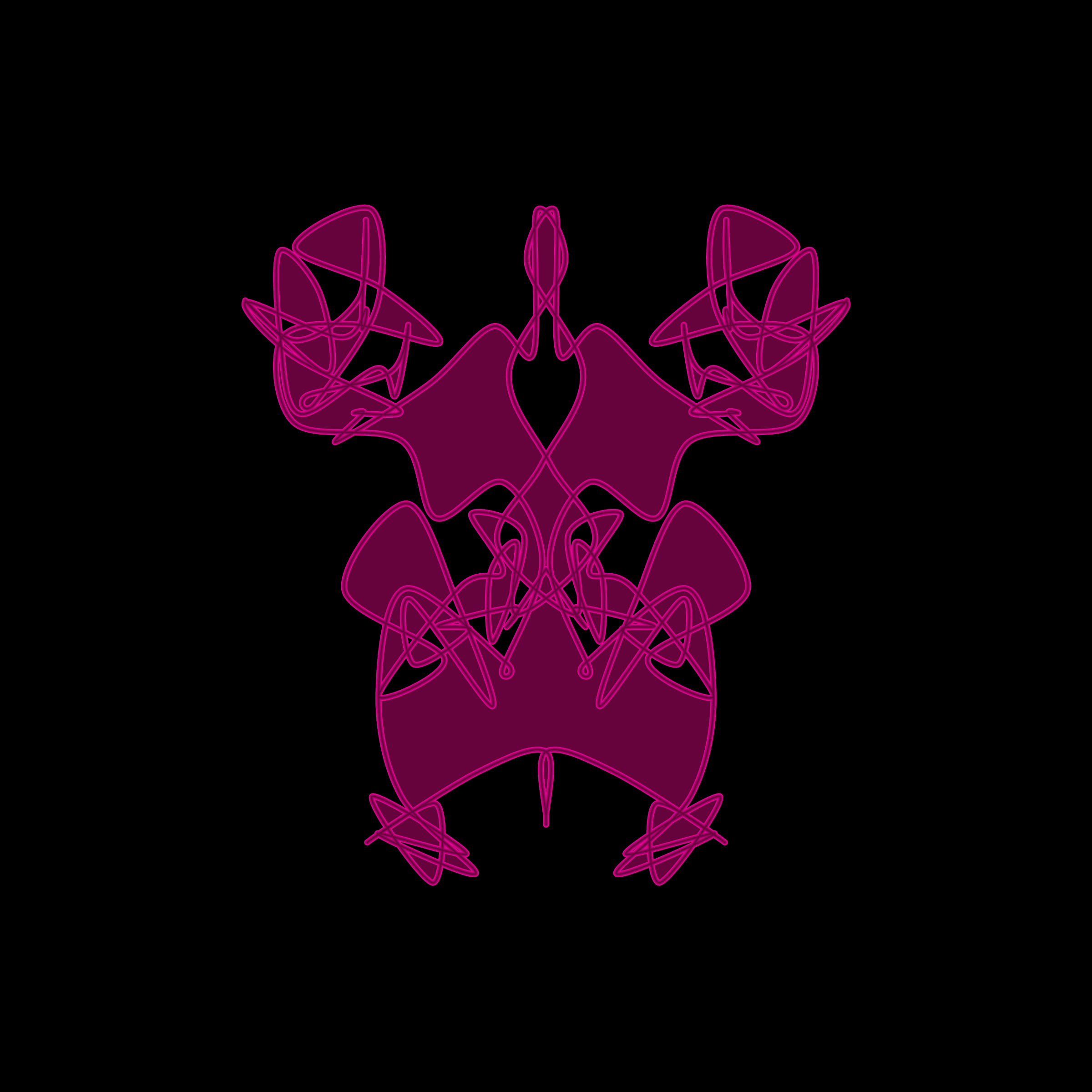 Art Blocks - Art Blocks v2 - Cryptoblots #1452 - NFT # 3001452