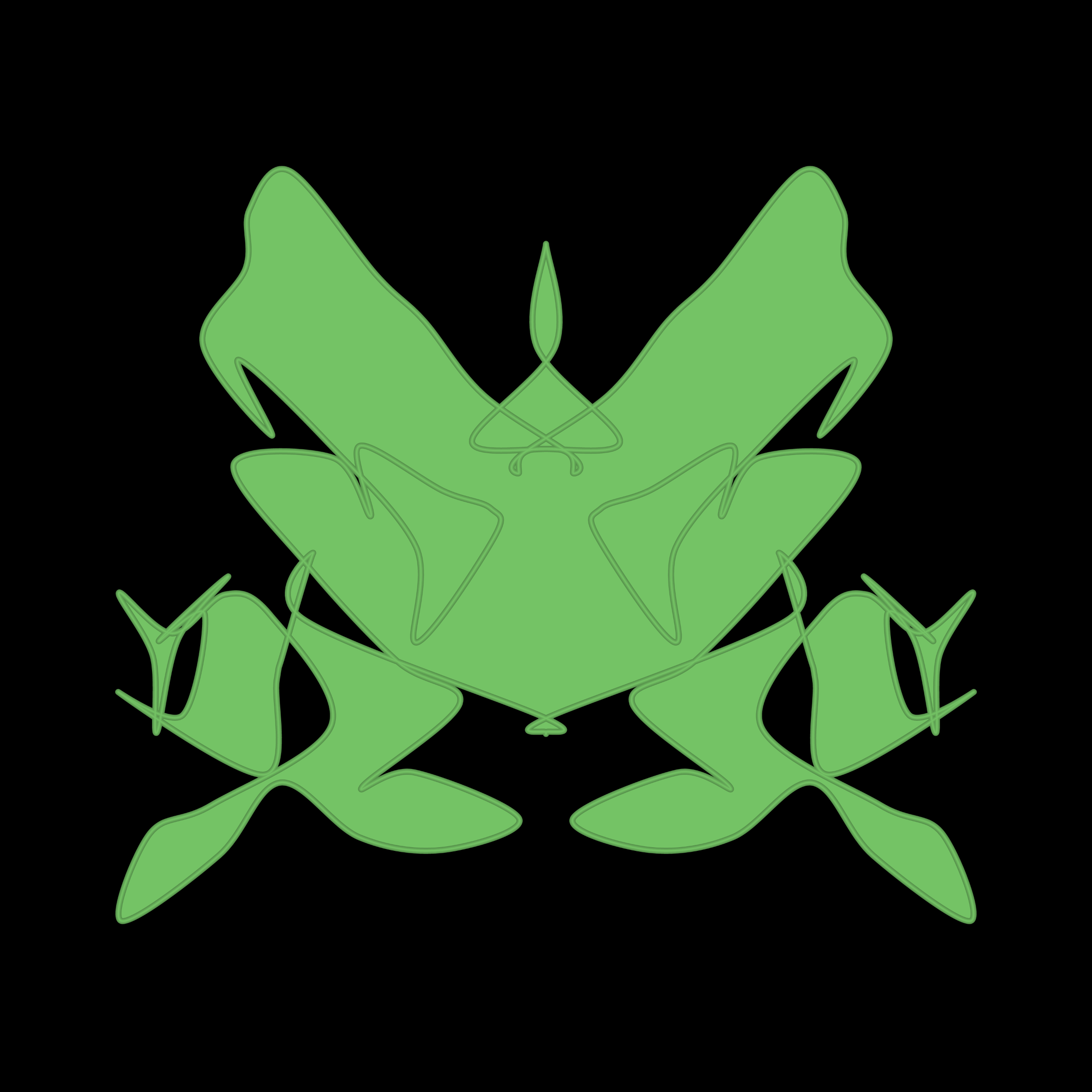 Art Blocks - Art Blocks v2 - Cryptoblots #1461 - NFT # 3001461