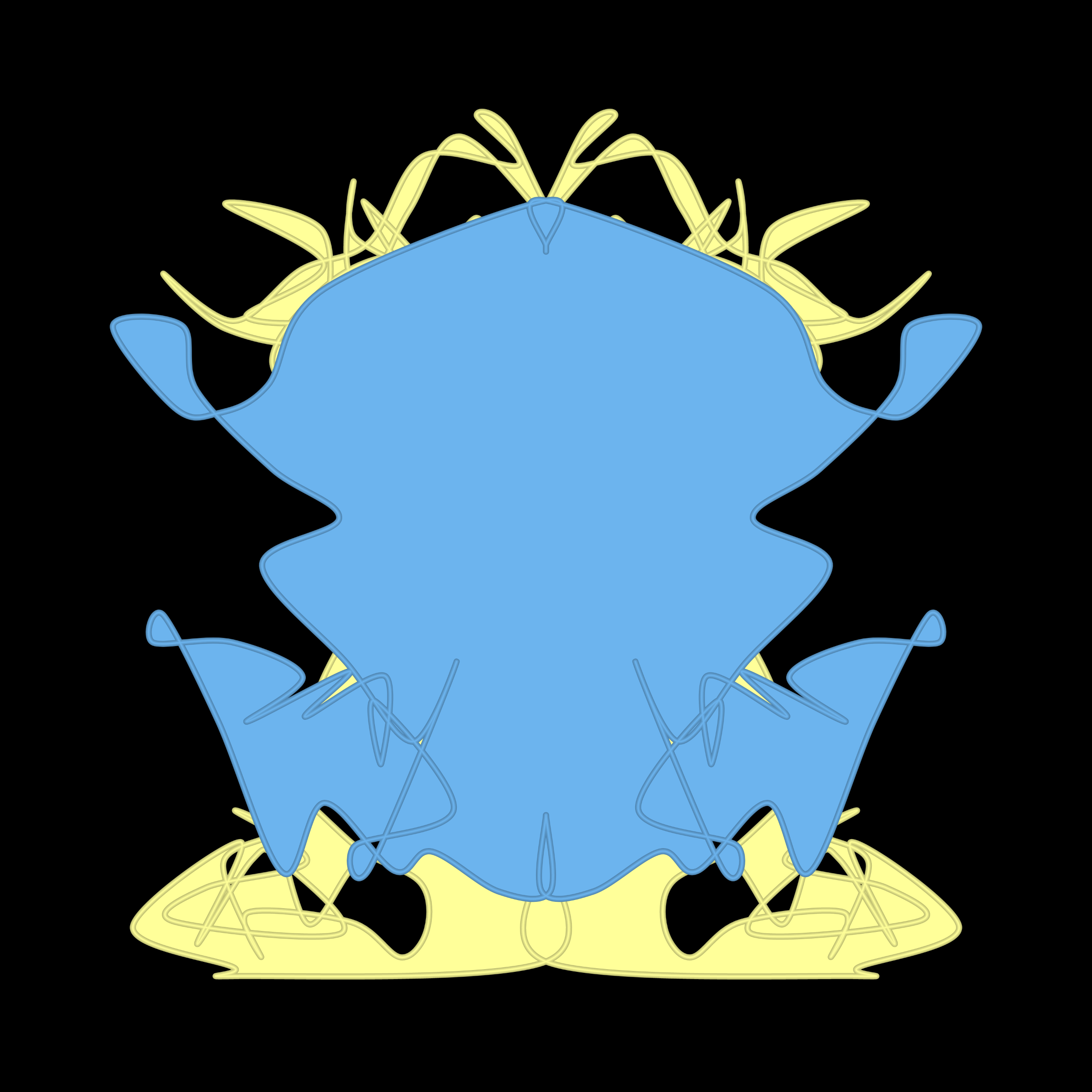 Art Blocks - Art Blocks v2 - Cryptoblots #1466 - NFT # 3001466