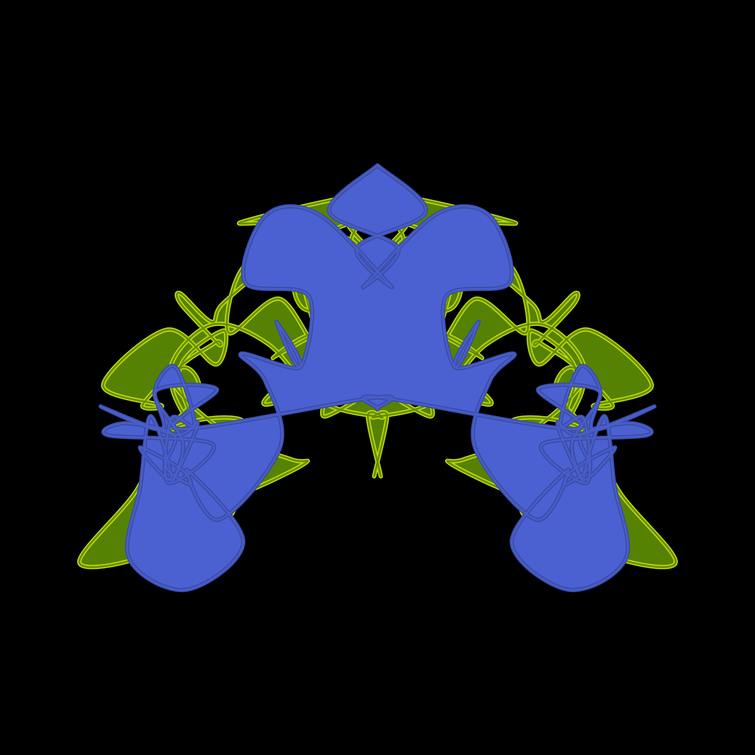 Art Blocks - Art Blocks v2 - Cryptoblots #1471 - NFT # 3001471