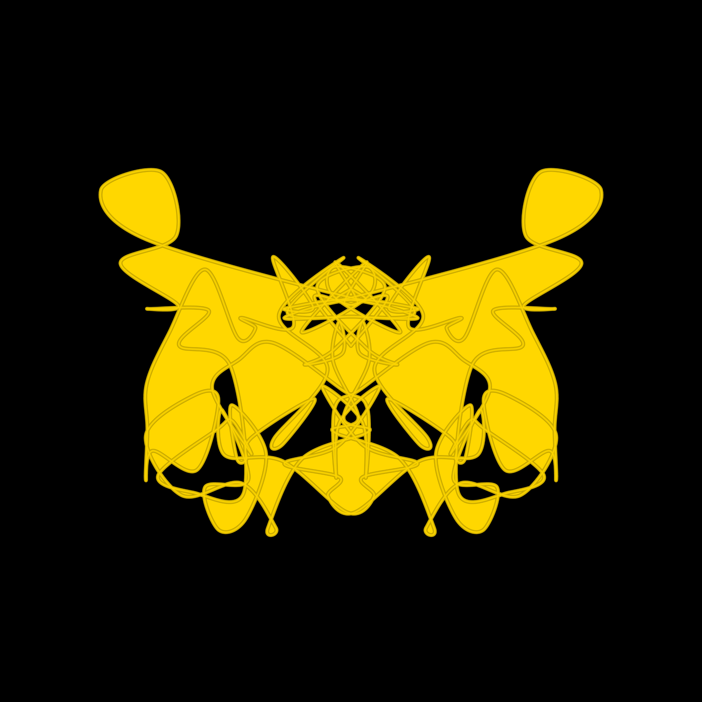 Art Blocks - Art Blocks v2 - Cryptoblots #1485 - NFT # 3001485