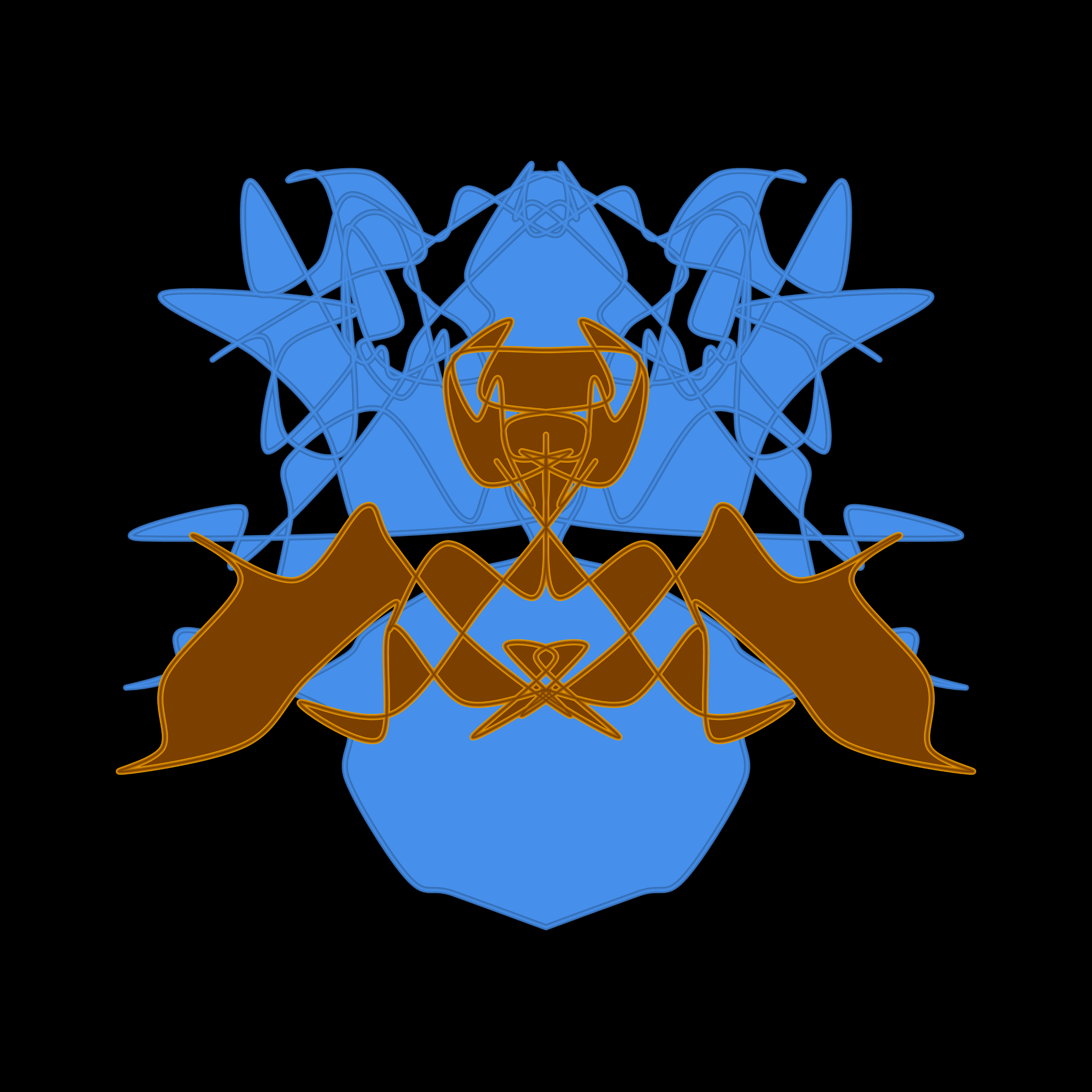 Art Blocks - Art Blocks v2 - Cryptoblots #1495 - NFT # 3001495