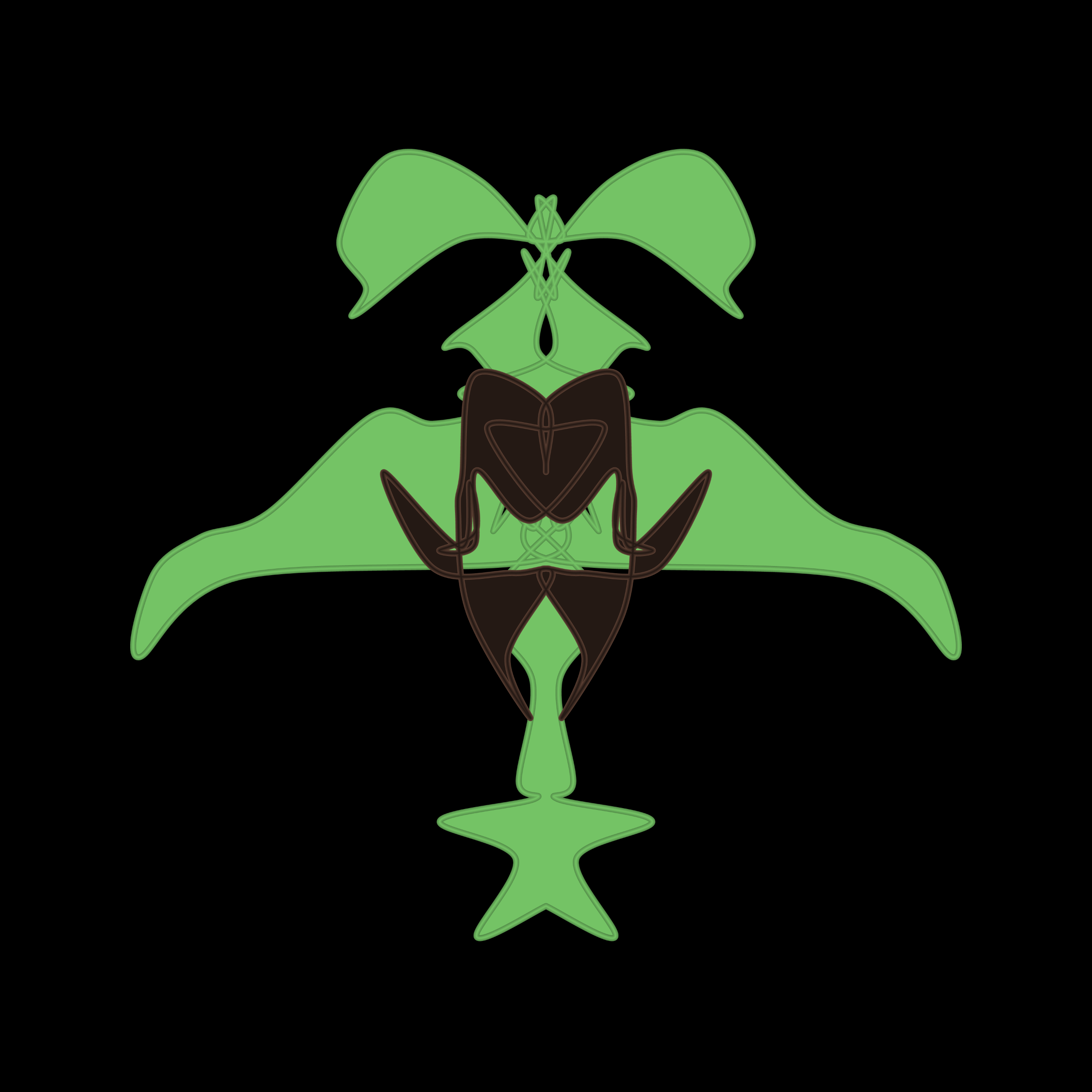 Art Blocks - Art Blocks v2 - Cryptoblots #1498 - NFT # 3001498