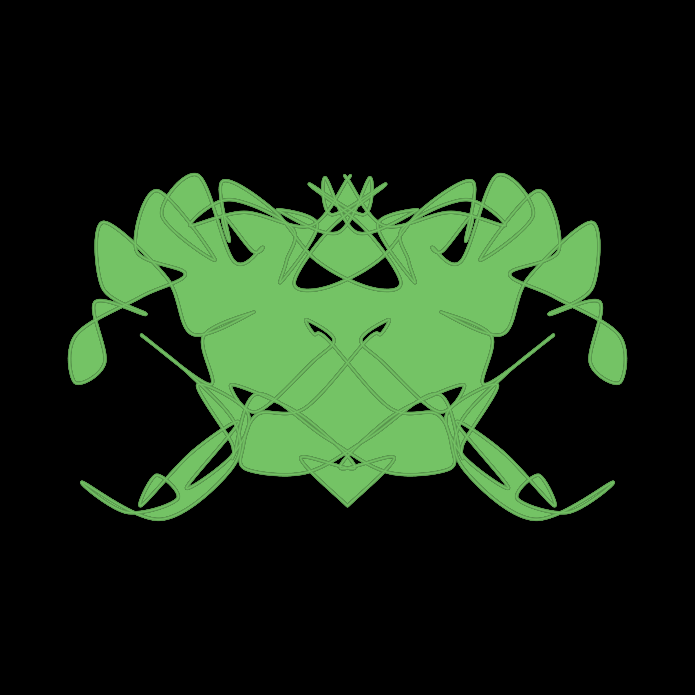 Art Blocks - Art Blocks v2 - Cryptoblots #1506 - NFT # 3001506