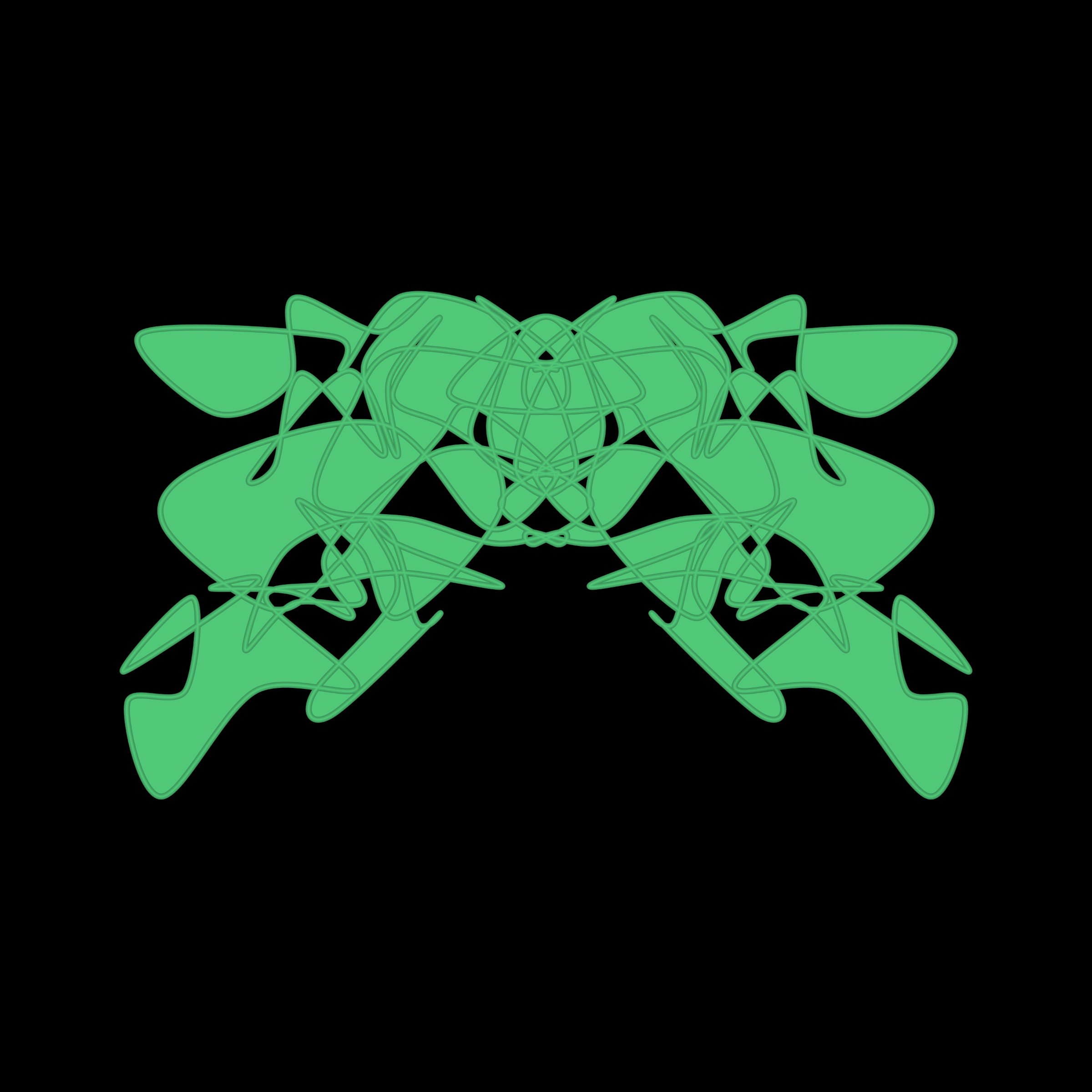 Art Blocks - Art Blocks v2 - Cryptoblots #1509 - NFT # 3001509