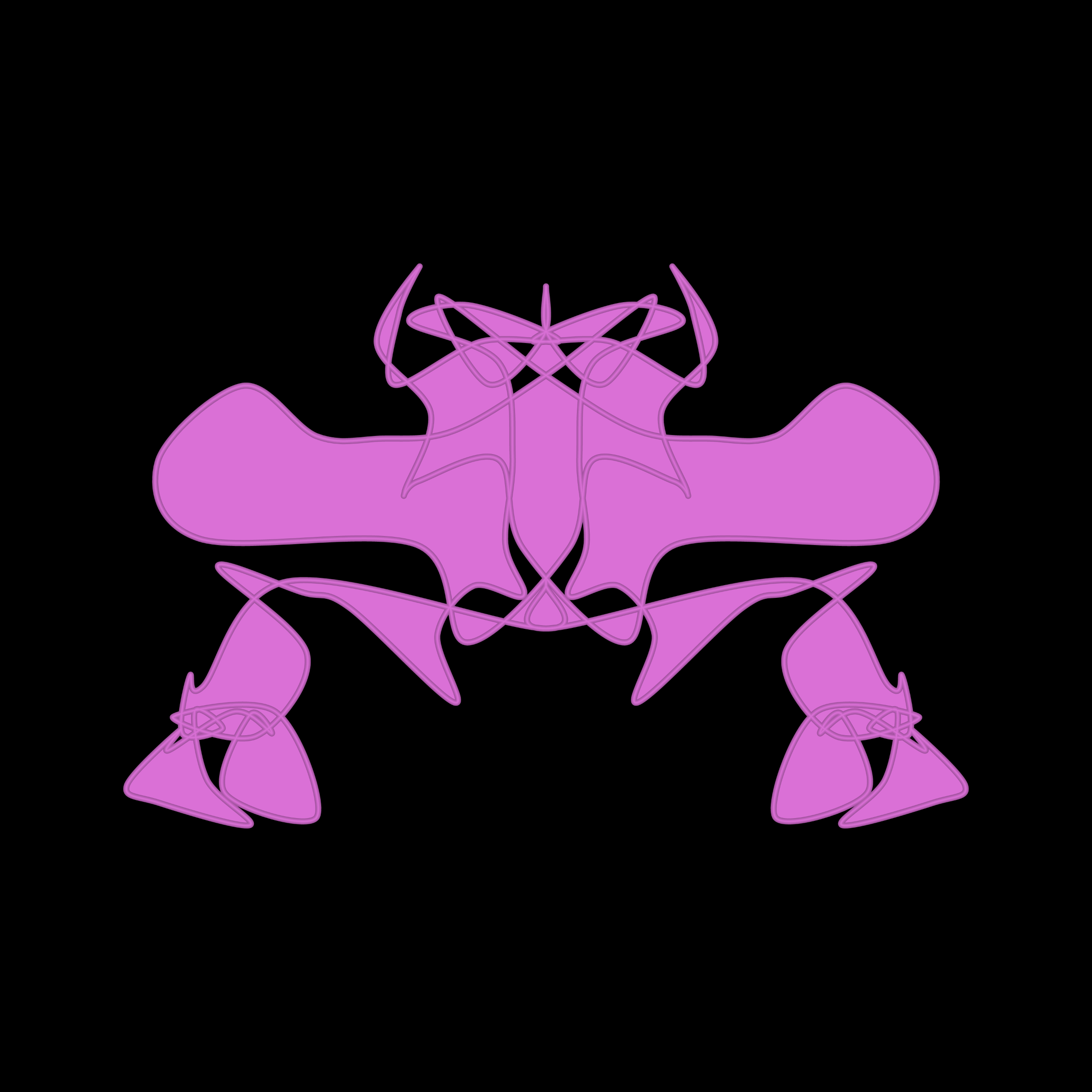 Art Blocks - Art Blocks v2 - Cryptoblots #1512 - NFT # 3001512