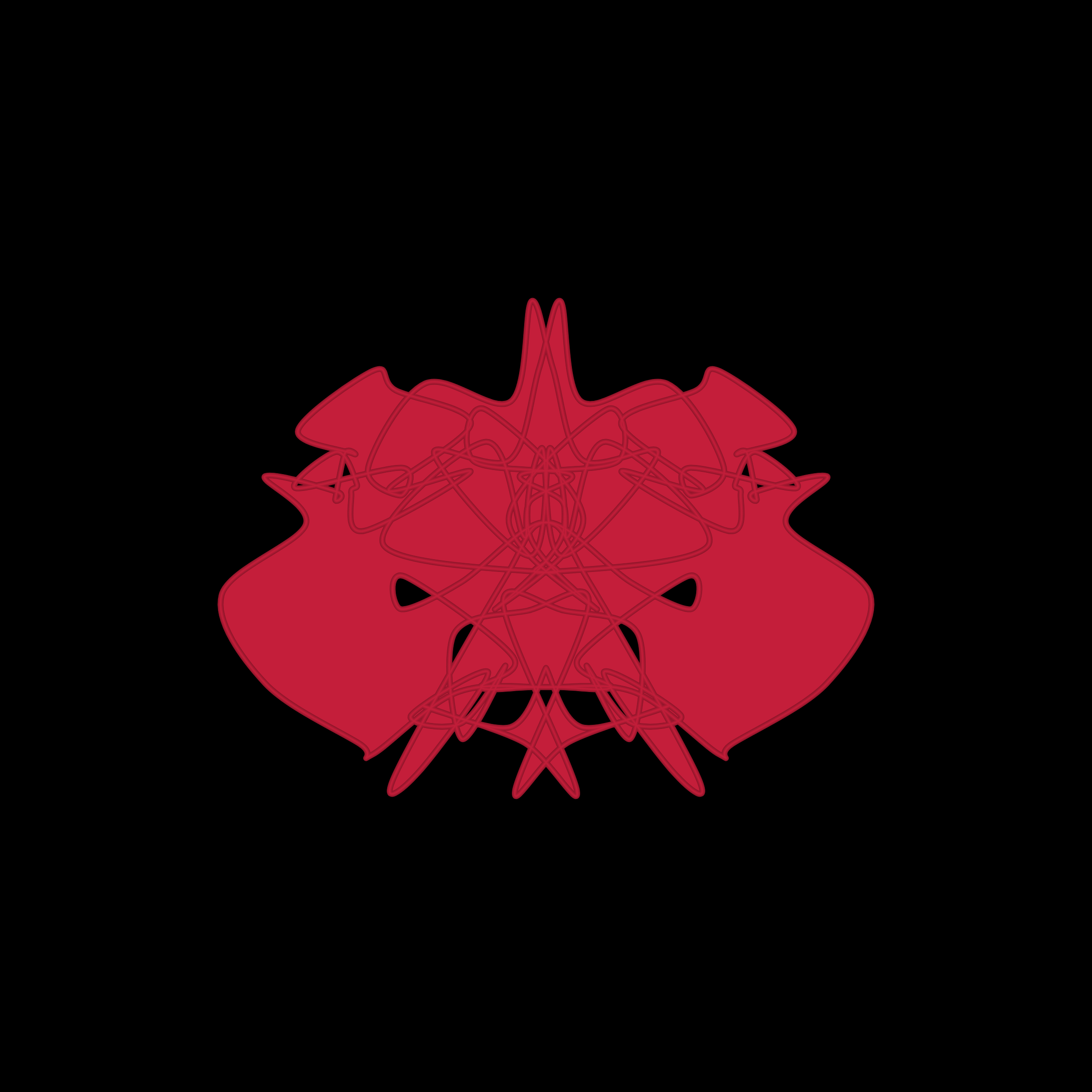 Art Blocks - Art Blocks v2 - Cryptoblots #1518 - NFT # 3001518