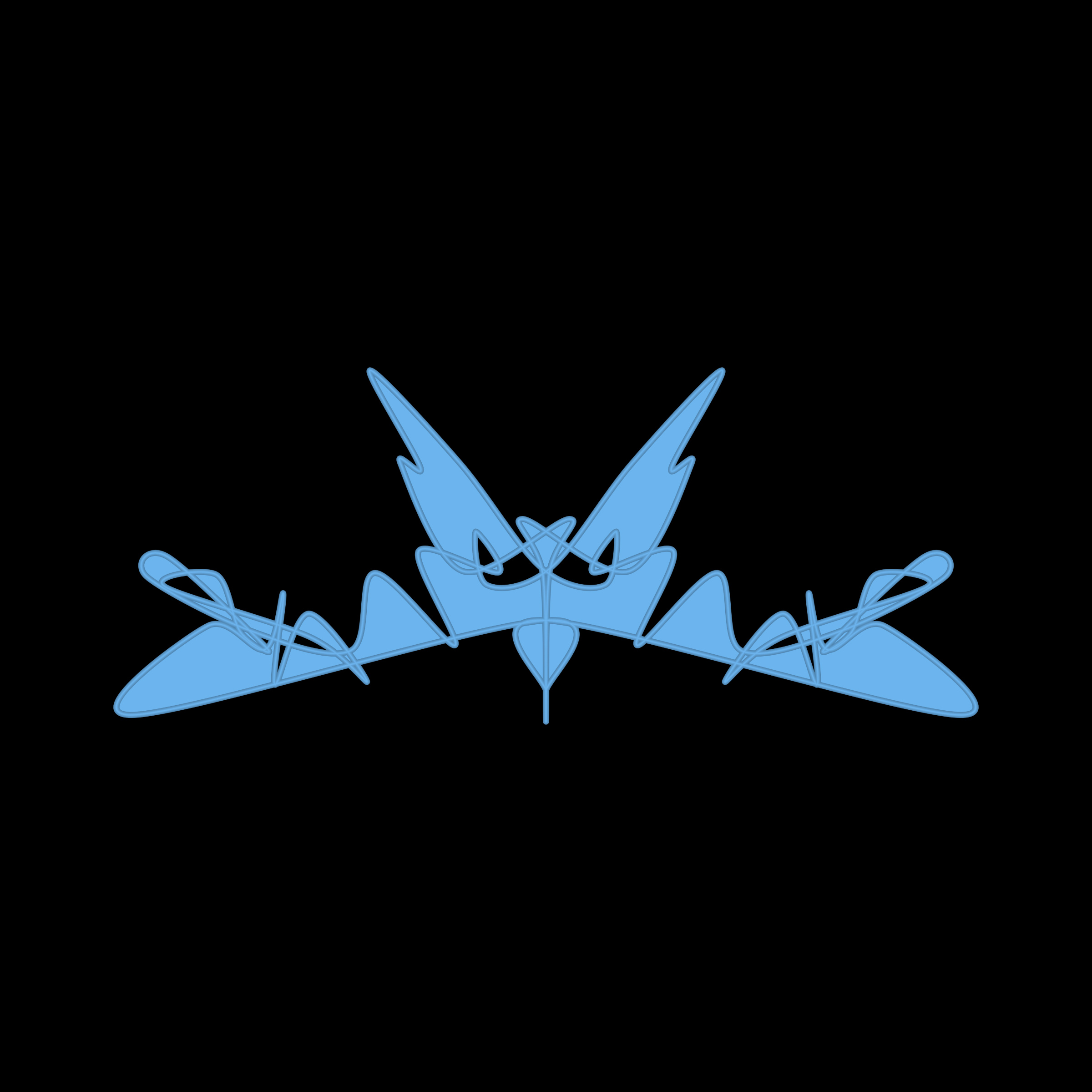 Art Blocks - Art Blocks v2 - Cryptoblots #1550 - NFT # 3001550